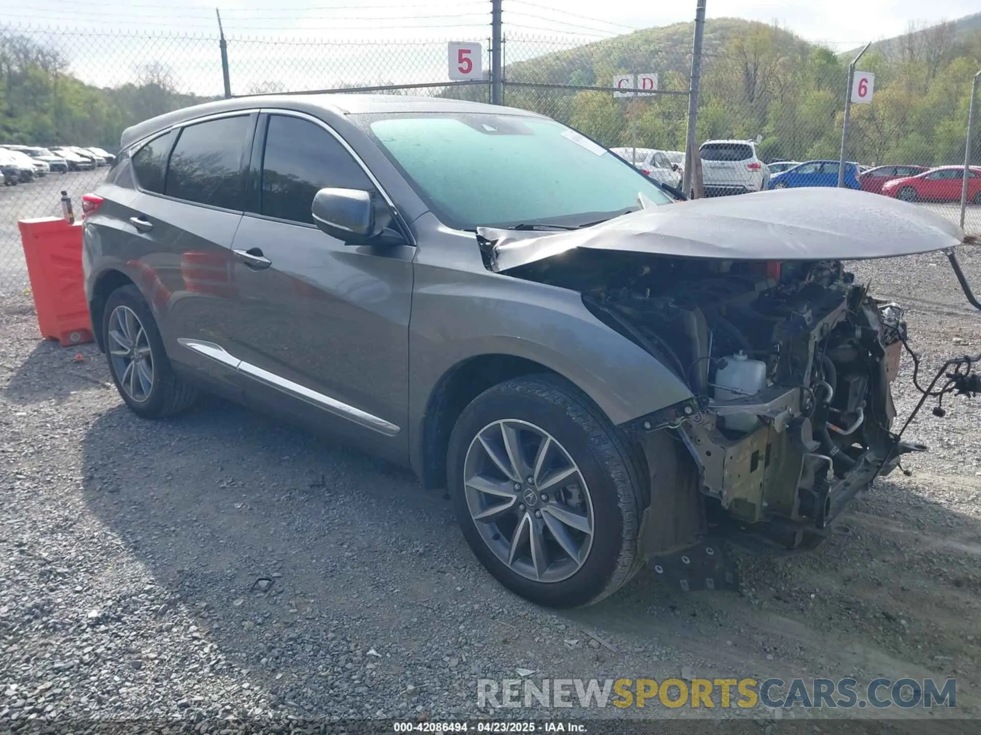 1 Photograph of a damaged car 5J8TC2H51PL007971 ACURA RDX 2023