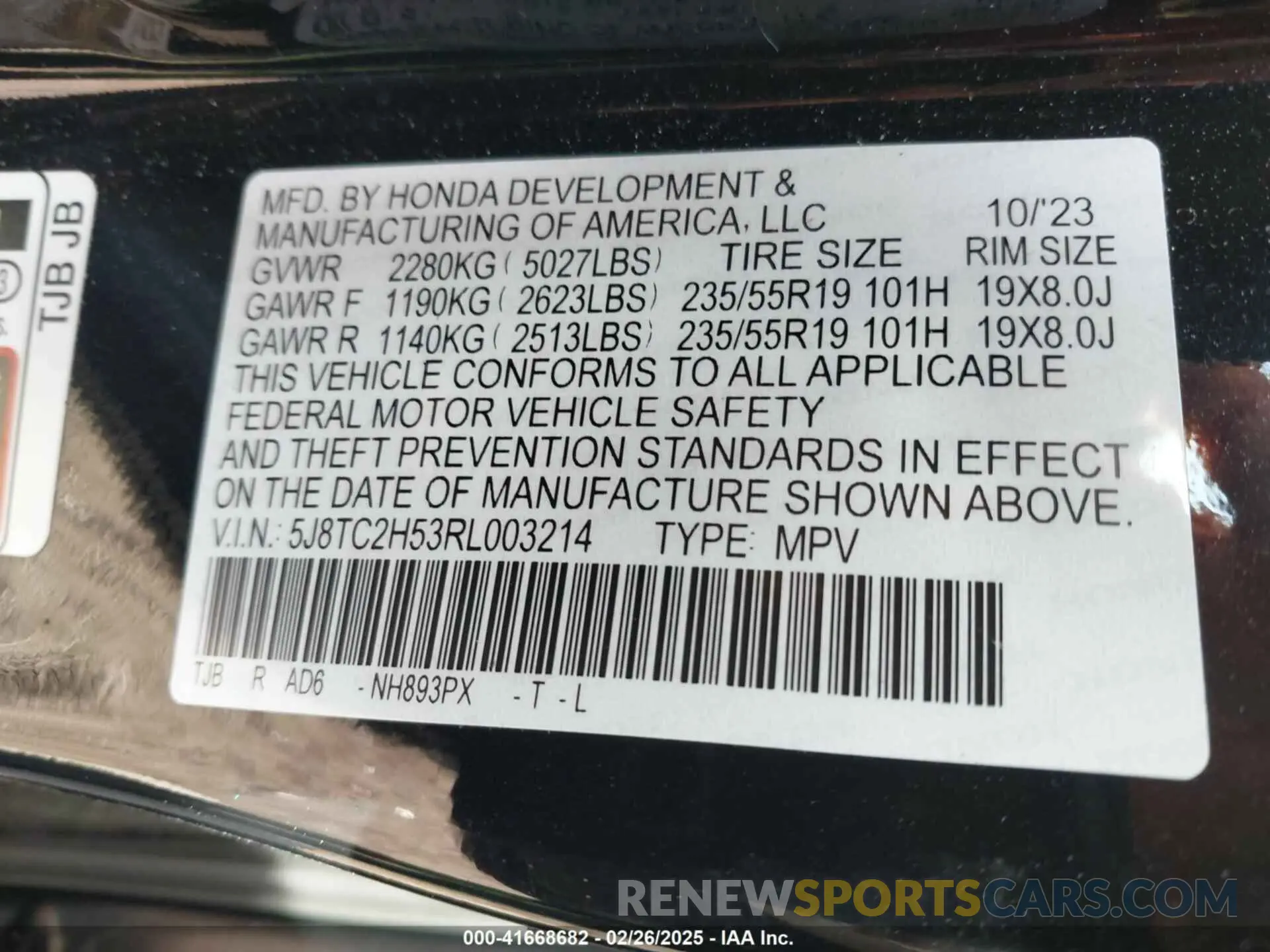 9 Photograph of a damaged car 5J8TC2H53RL003214 ACURA RDX 2024