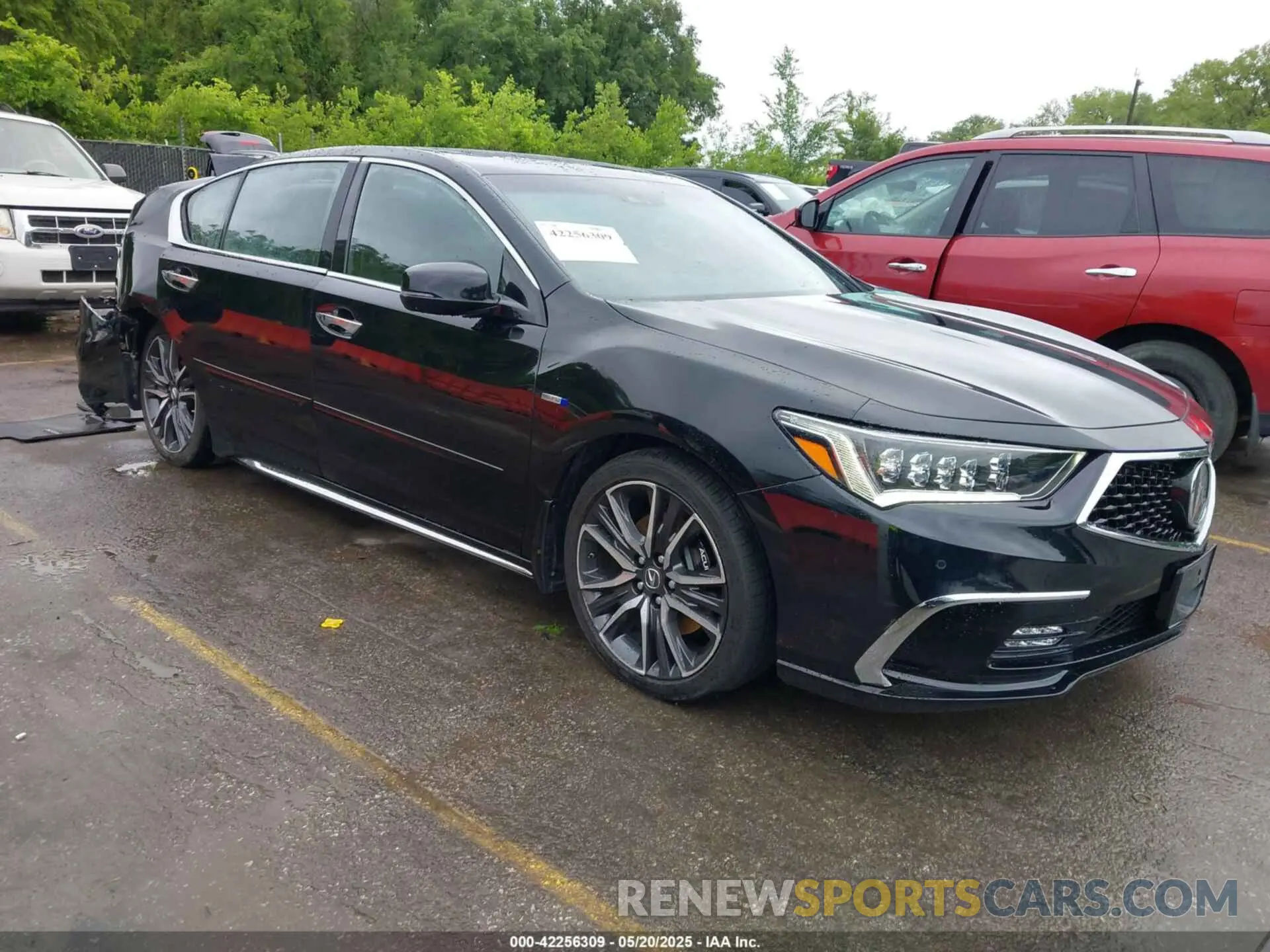 1 Photograph of a damaged car JH4KC2F98KC000331 ACURA RLX SPORT HYBRID 2019