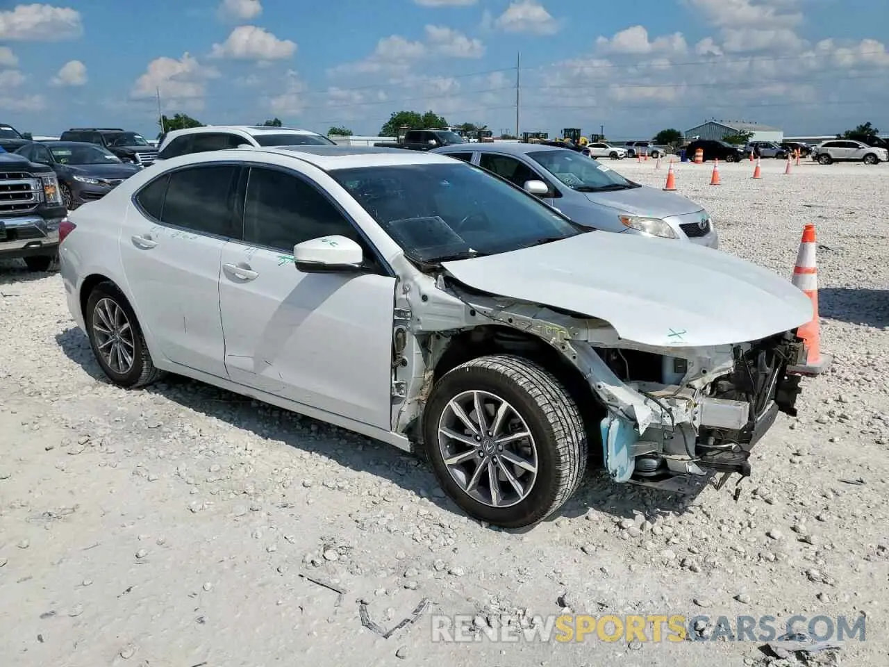 4 Photograph of a damaged car 19UUB1F30KA003482 ACURA TLX 2019