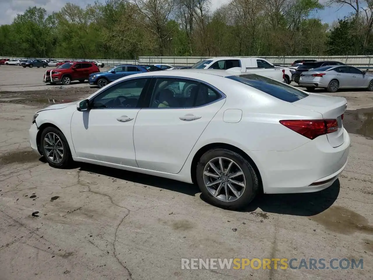 2 Photograph of a damaged car 19UUB1F31KA009355 ACURA TLX 2019