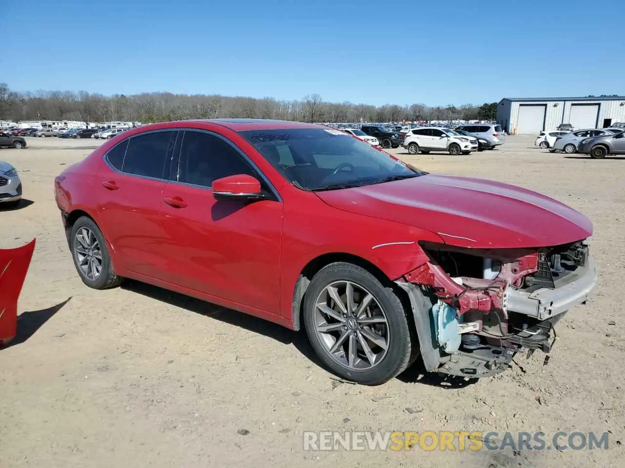 4 Photograph of a damaged car 19UUB1F33KA001354 ACURA TLX 2019