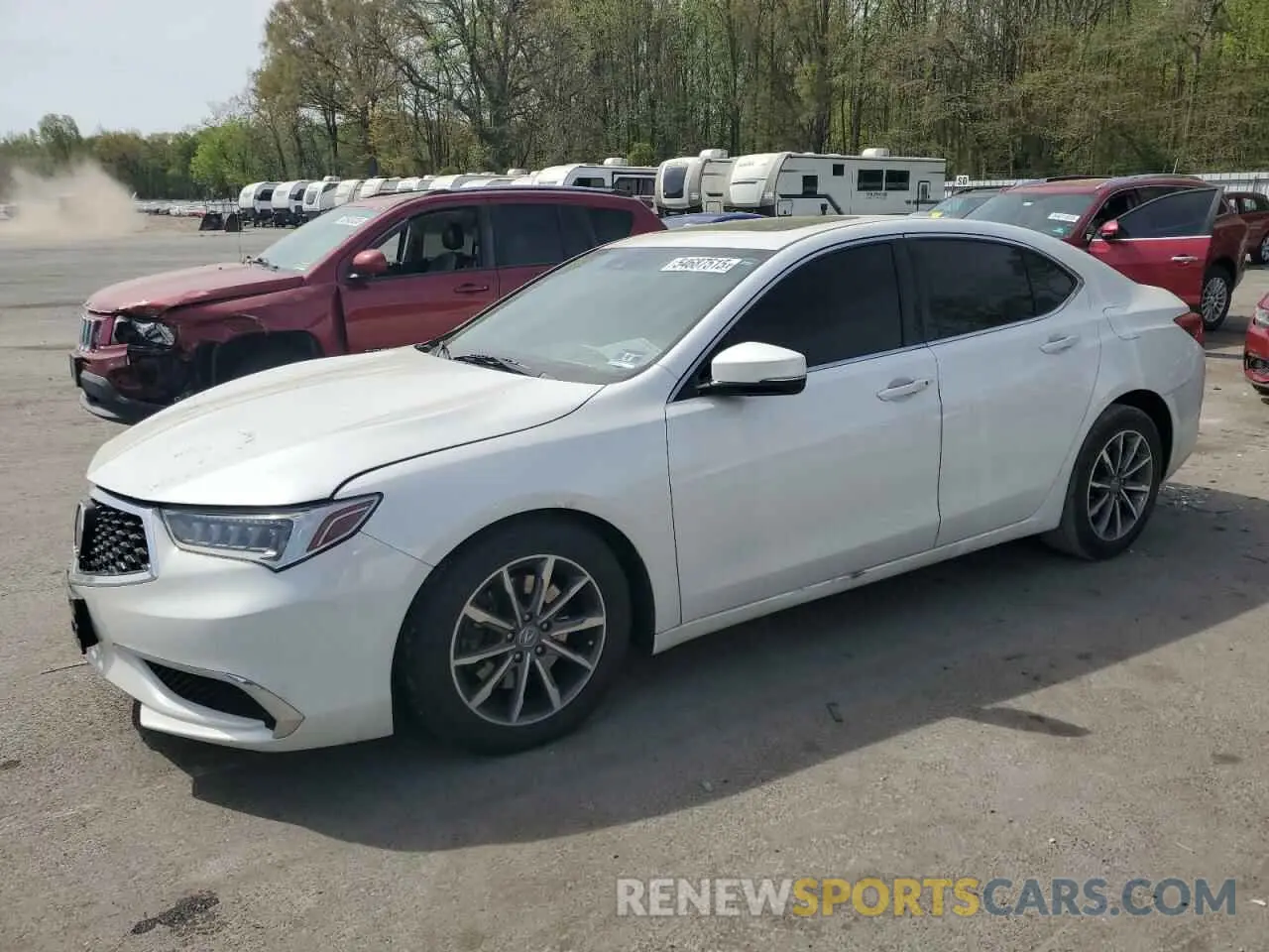 1 Photograph of a damaged car 19UUB1F33KA007915 ACURA TLX 2019