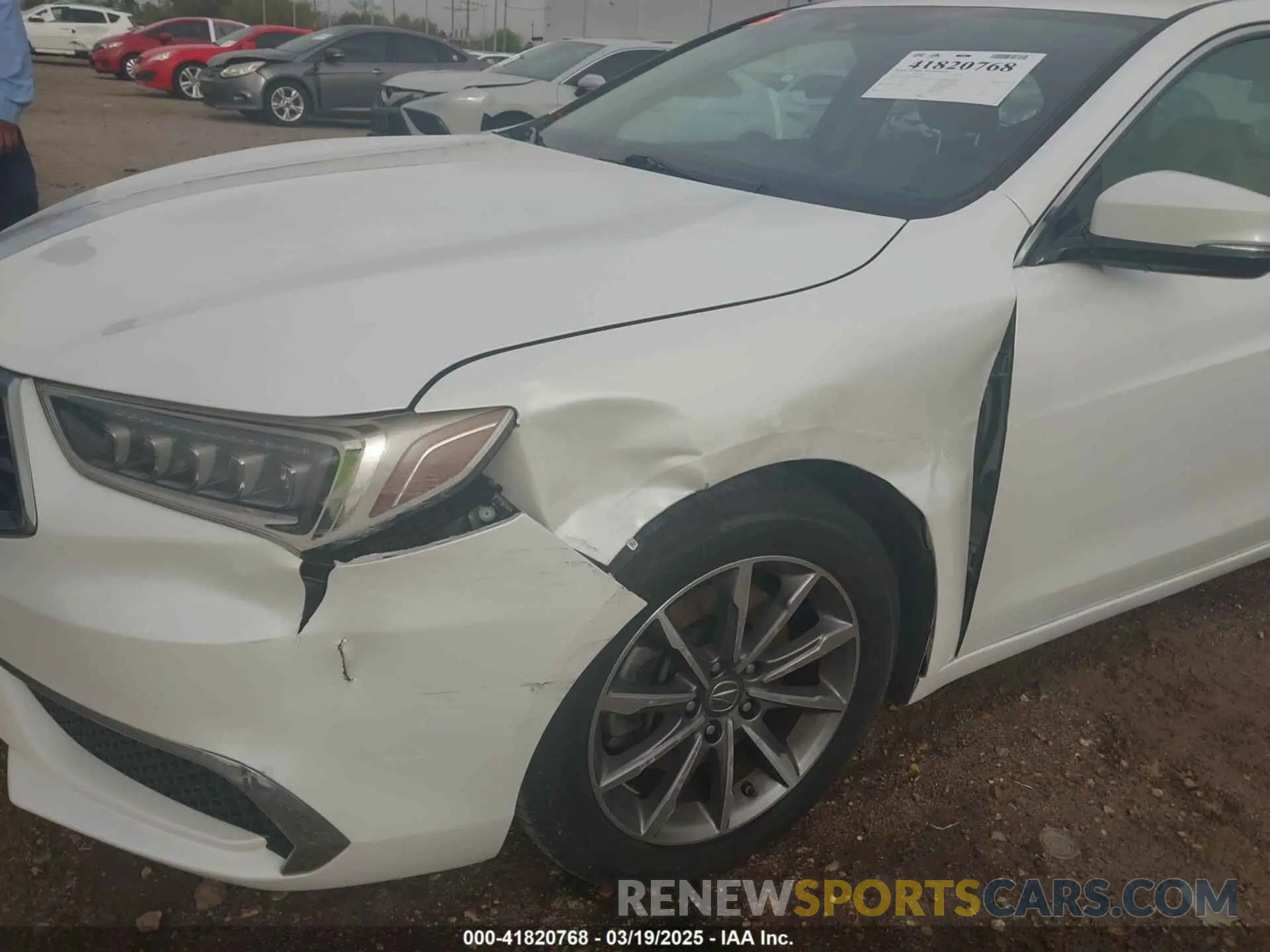 6 Photograph of a damaged car 19UUB1F36KA006211 ACURA TLX 2019