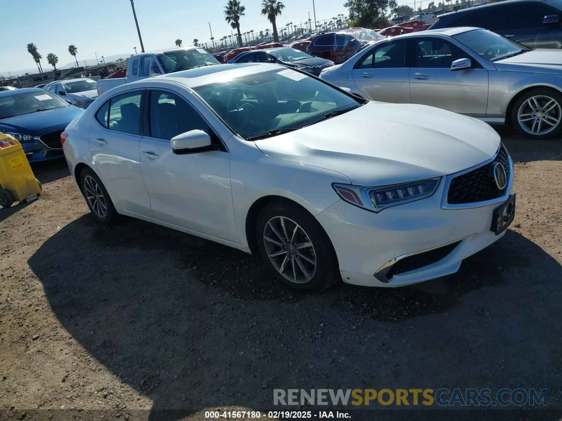 1 Photograph of a damaged car 19UUB1F37KA011109 ACURA TLX 2019