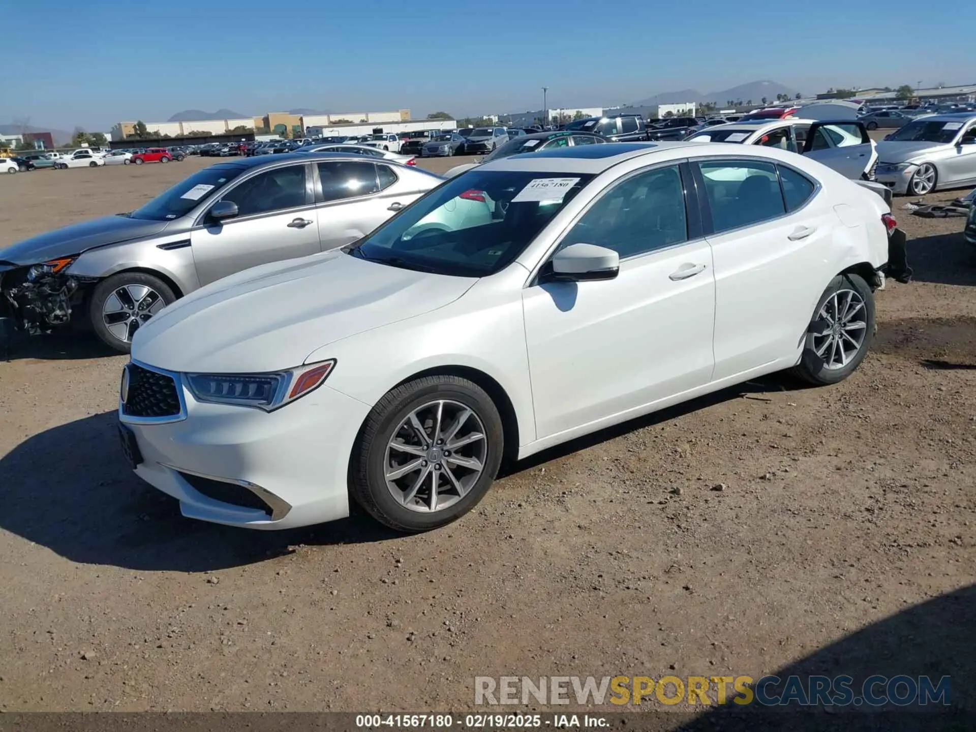 2 Photograph of a damaged car 19UUB1F37KA011109 ACURA TLX 2019