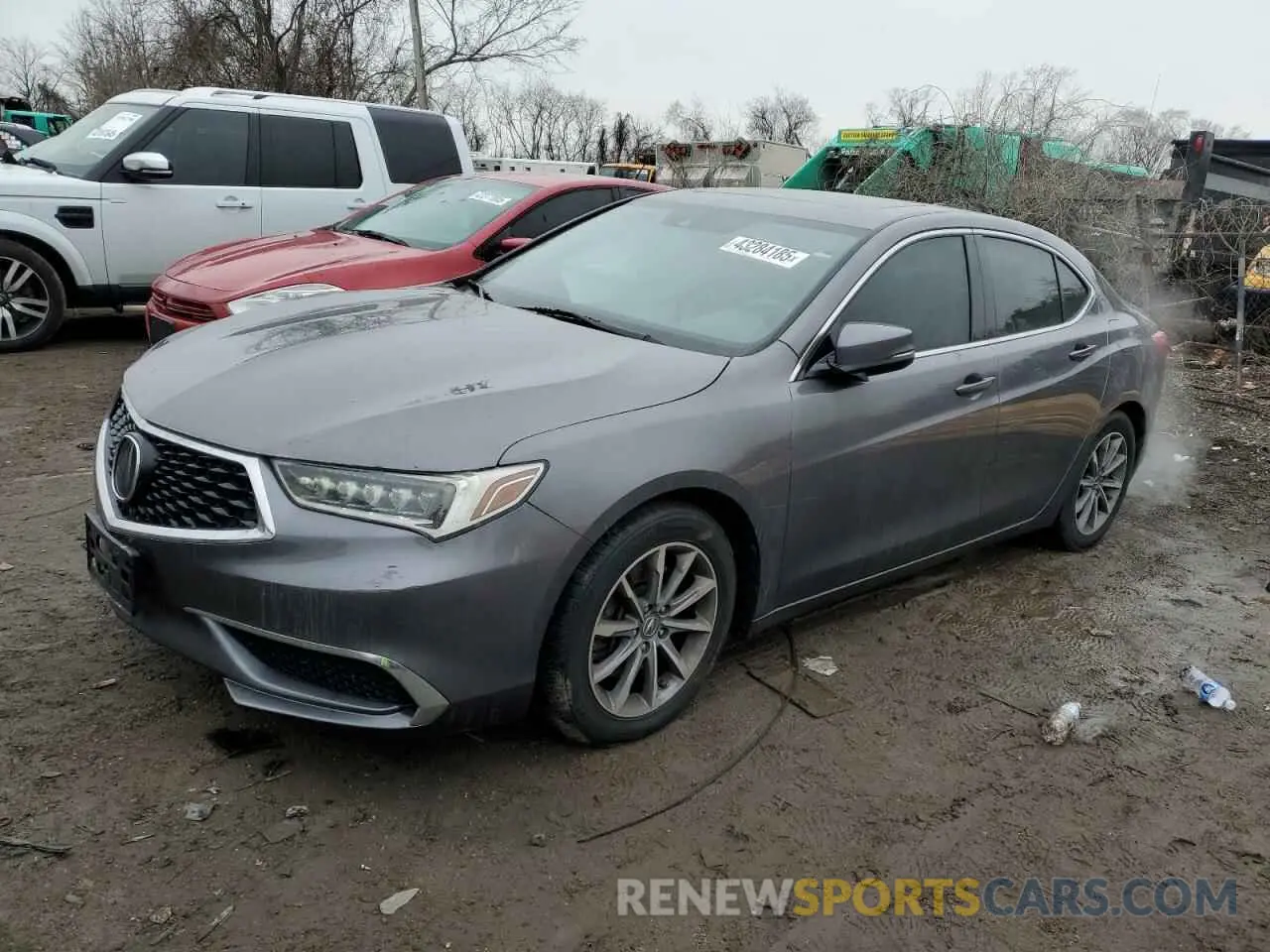 1 Photograph of a damaged car 19UUB1F39KA007210 ACURA TLX 2019