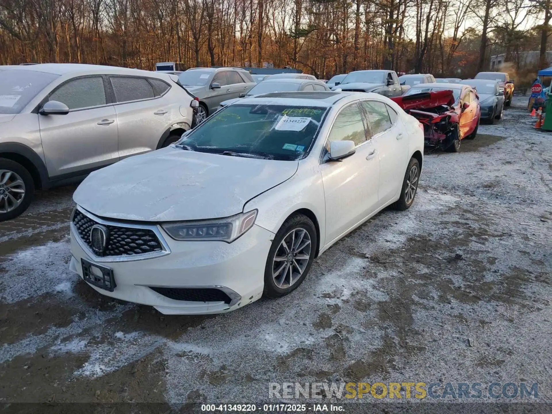 2 Photograph of a damaged car 19UUB1F39KA009006 ACURA TLX 2019