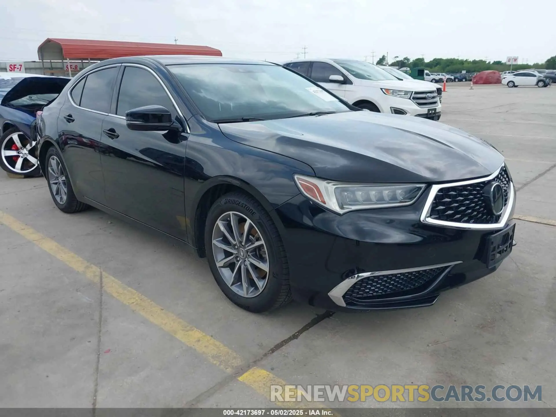1 Photograph of a damaged car 19UUB1F39KA010463 ACURA TLX 2019