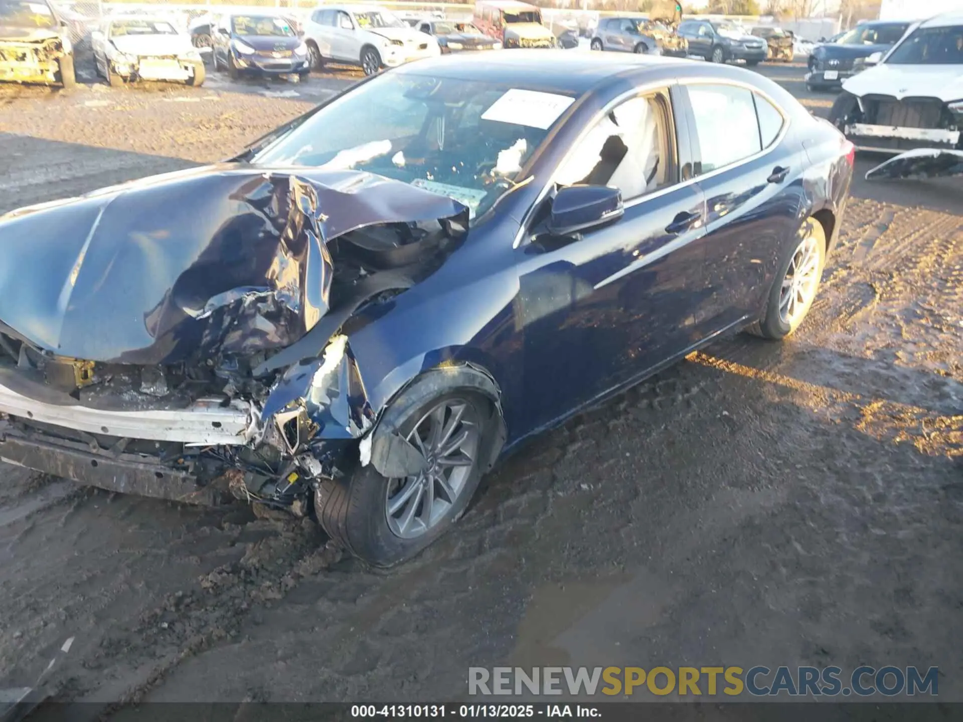 2 Photograph of a damaged car 19UUB1F3XKA002422 ACURA TLX 2019