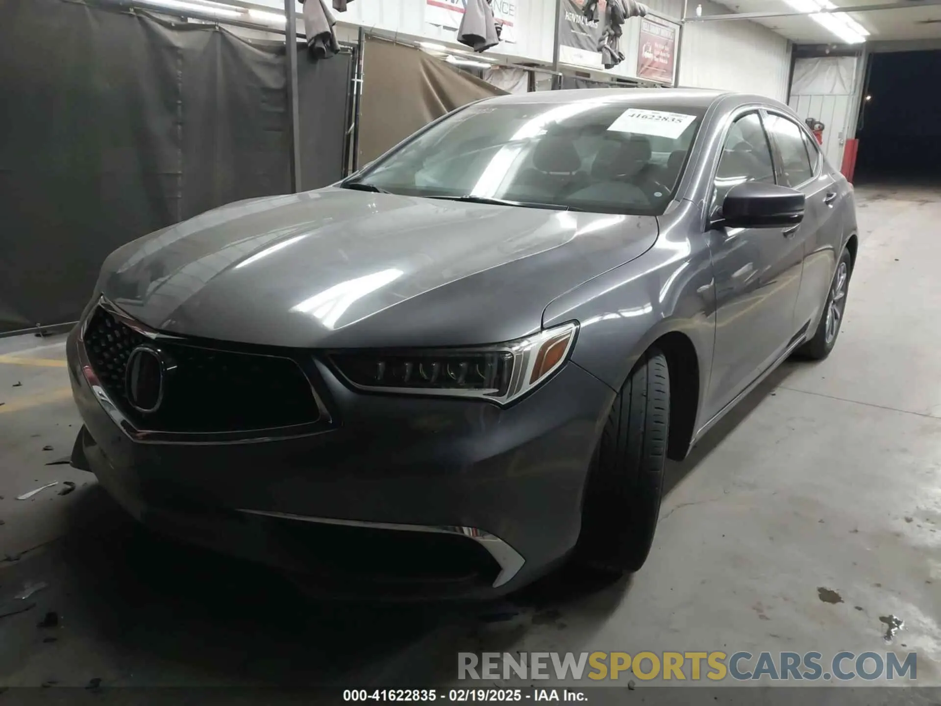 2 Photograph of a damaged car 19UUB1F50KA000728 ACURA TLX 2019