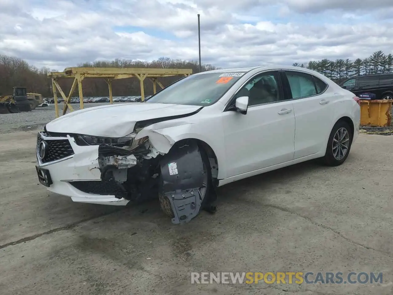 1 Photograph of a damaged car 19UUB1F53KA005132 ACURA TLX 2019
