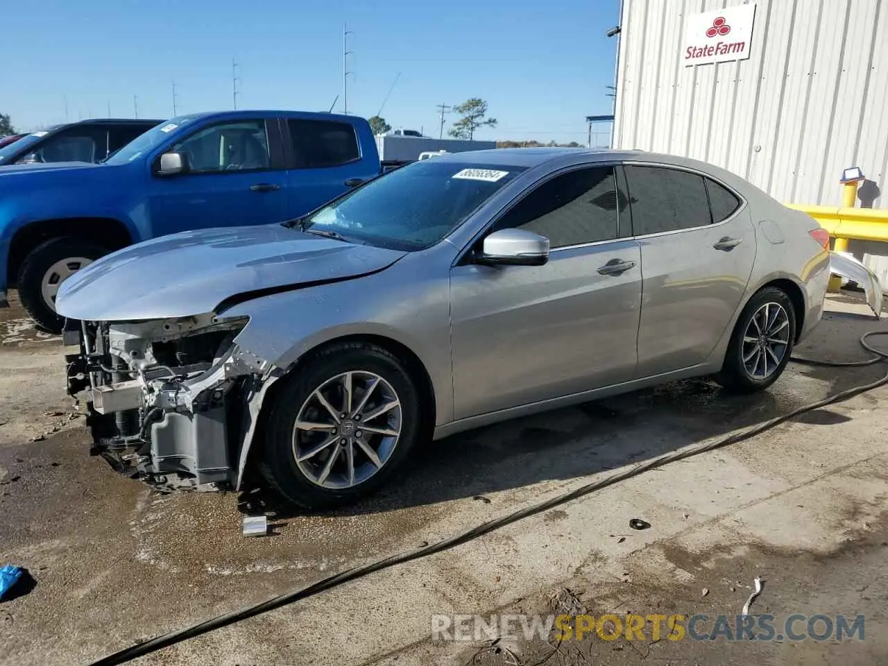 1 Photograph of a damaged car 19UUB1F54KA006984 ACURA TLX 2019
