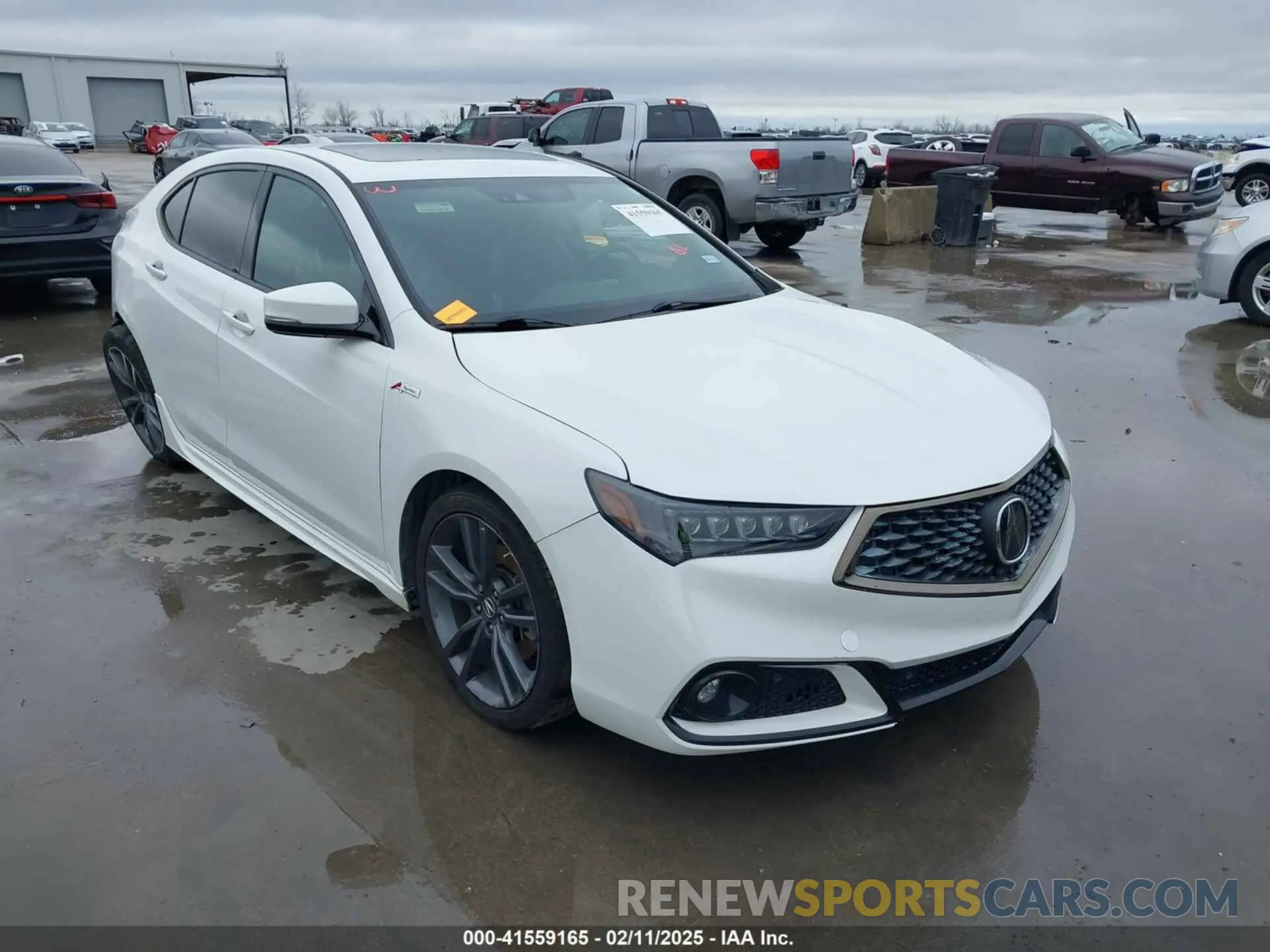 1 Photograph of a damaged car 19UUB1F60KA005081 ACURA TLX 2019
