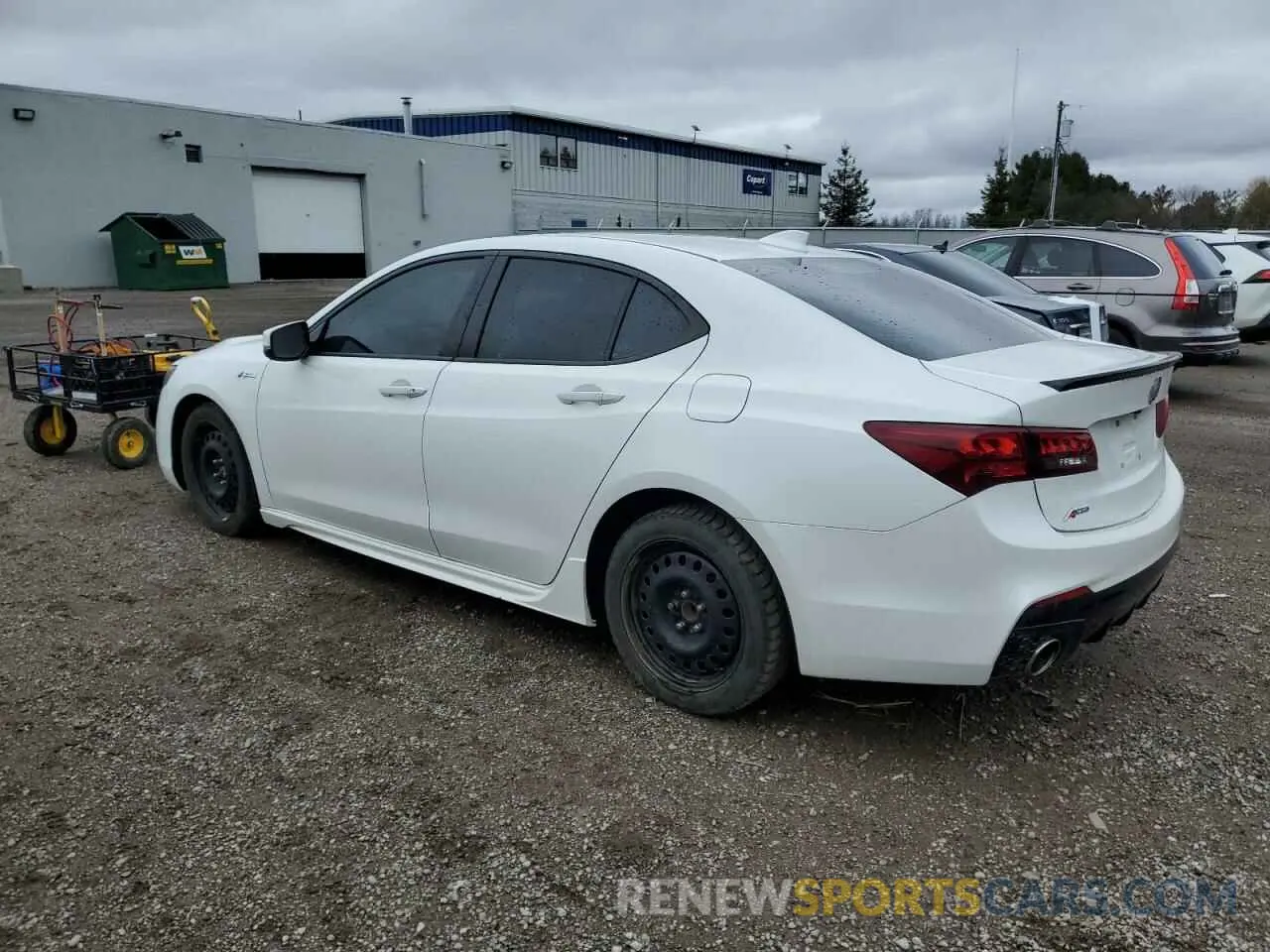 2 Photograph of a damaged car 19UUB1F61KA800995 ACURA TLX 2019