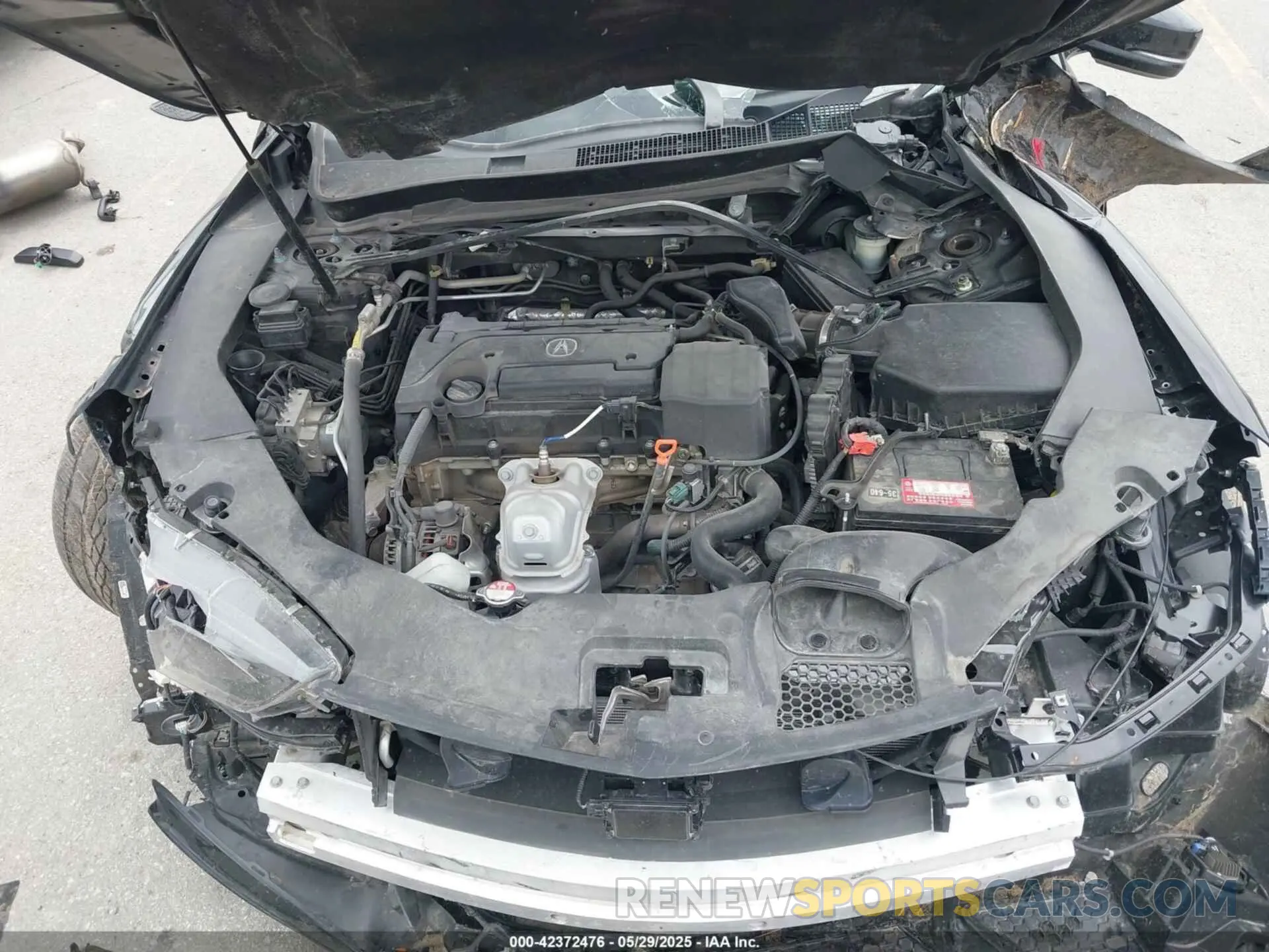 10 Photograph of a damaged car 19UUB1F62KA001601 ACURA TLX 2019