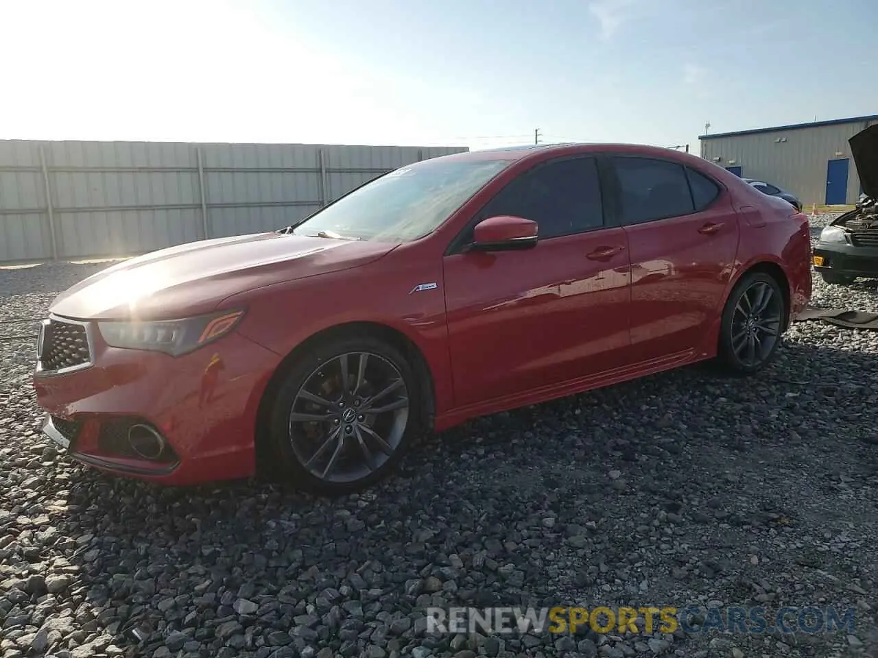 1 Photograph of a damaged car 19UUB1F63KA002899 ACURA TLX 2019