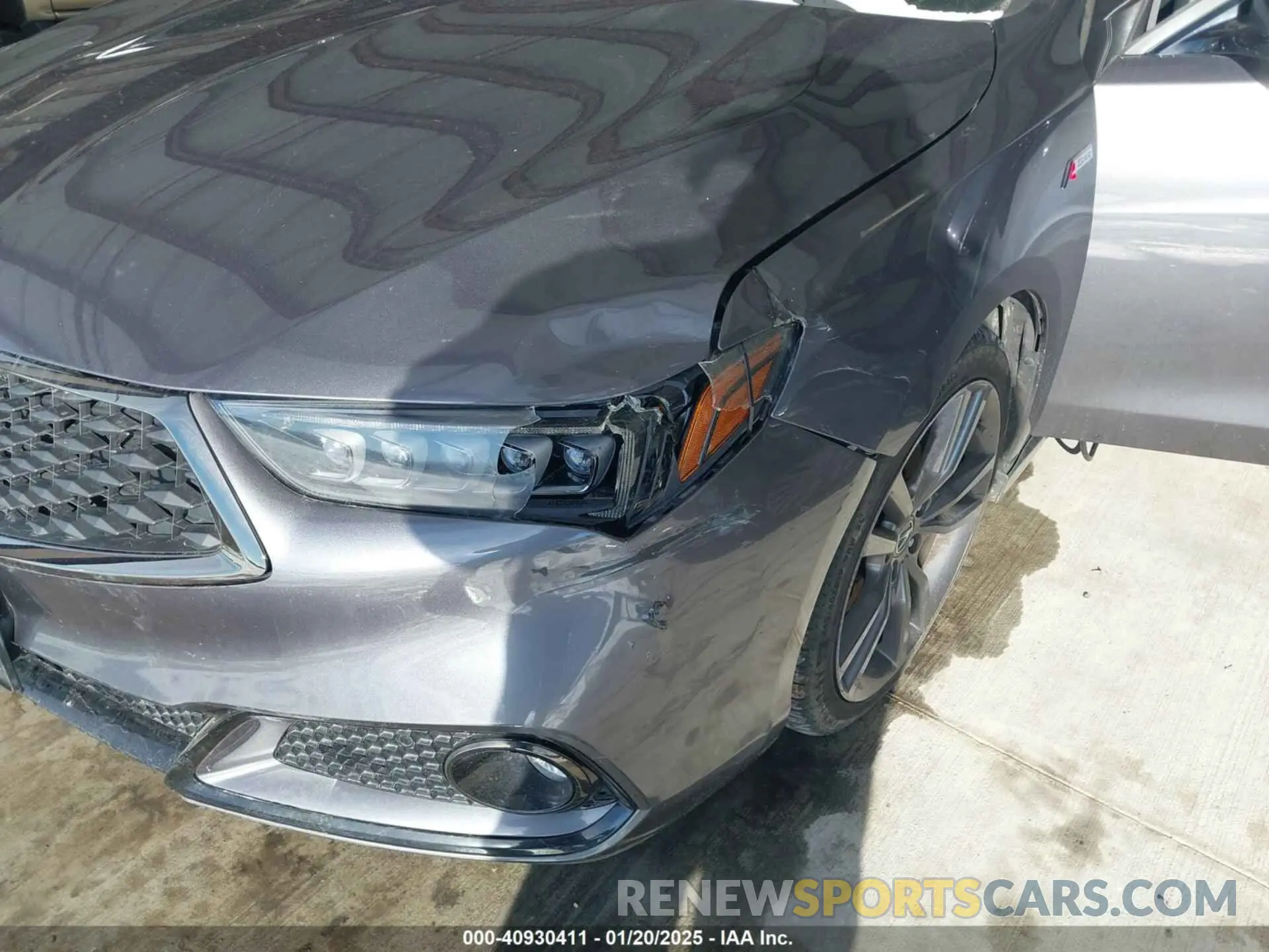 16 Photograph of a damaged car 19UUB1F64KA001793 ACURA TLX 2019
