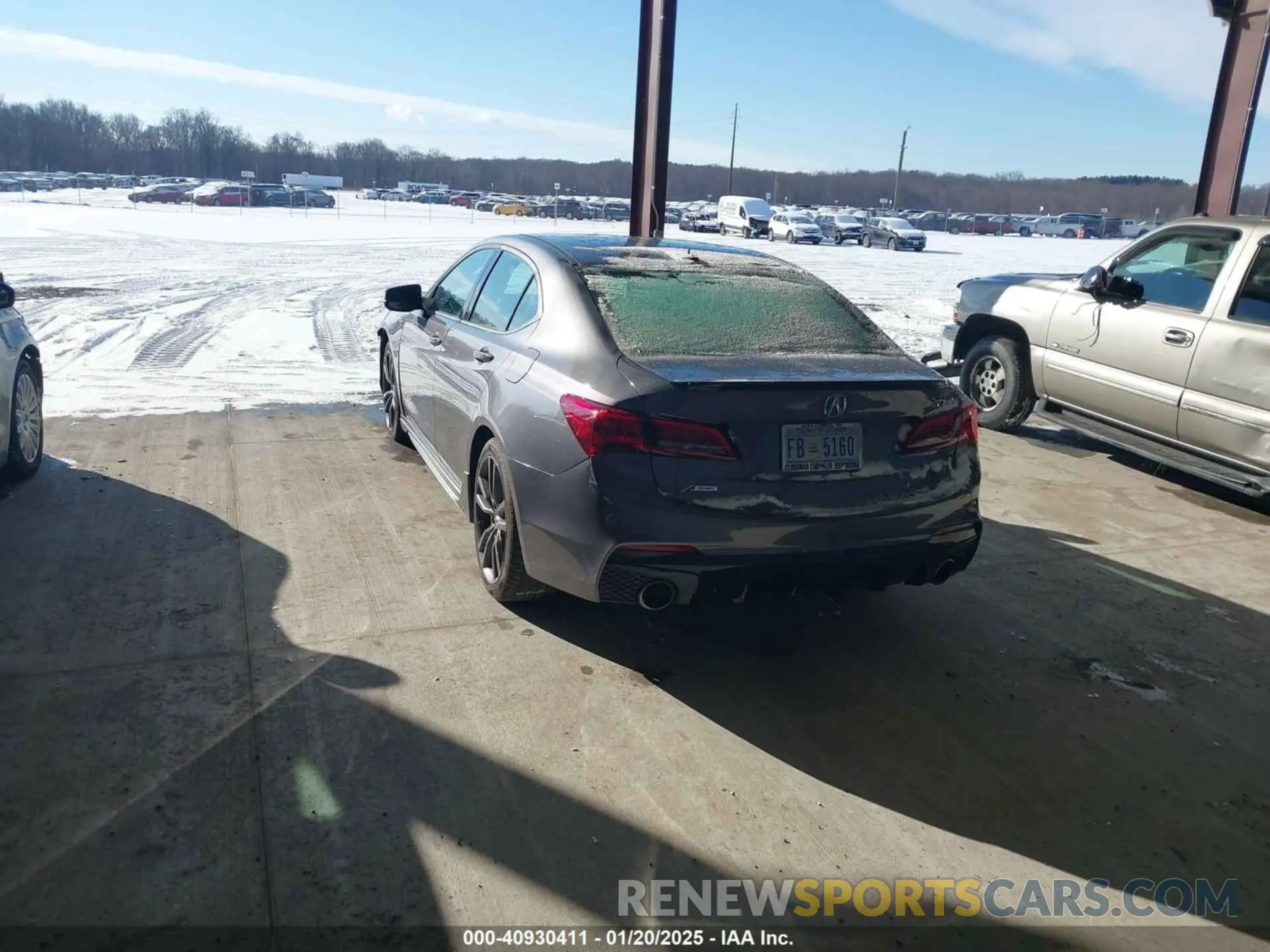3 Photograph of a damaged car 19UUB1F64KA001793 ACURA TLX 2019
