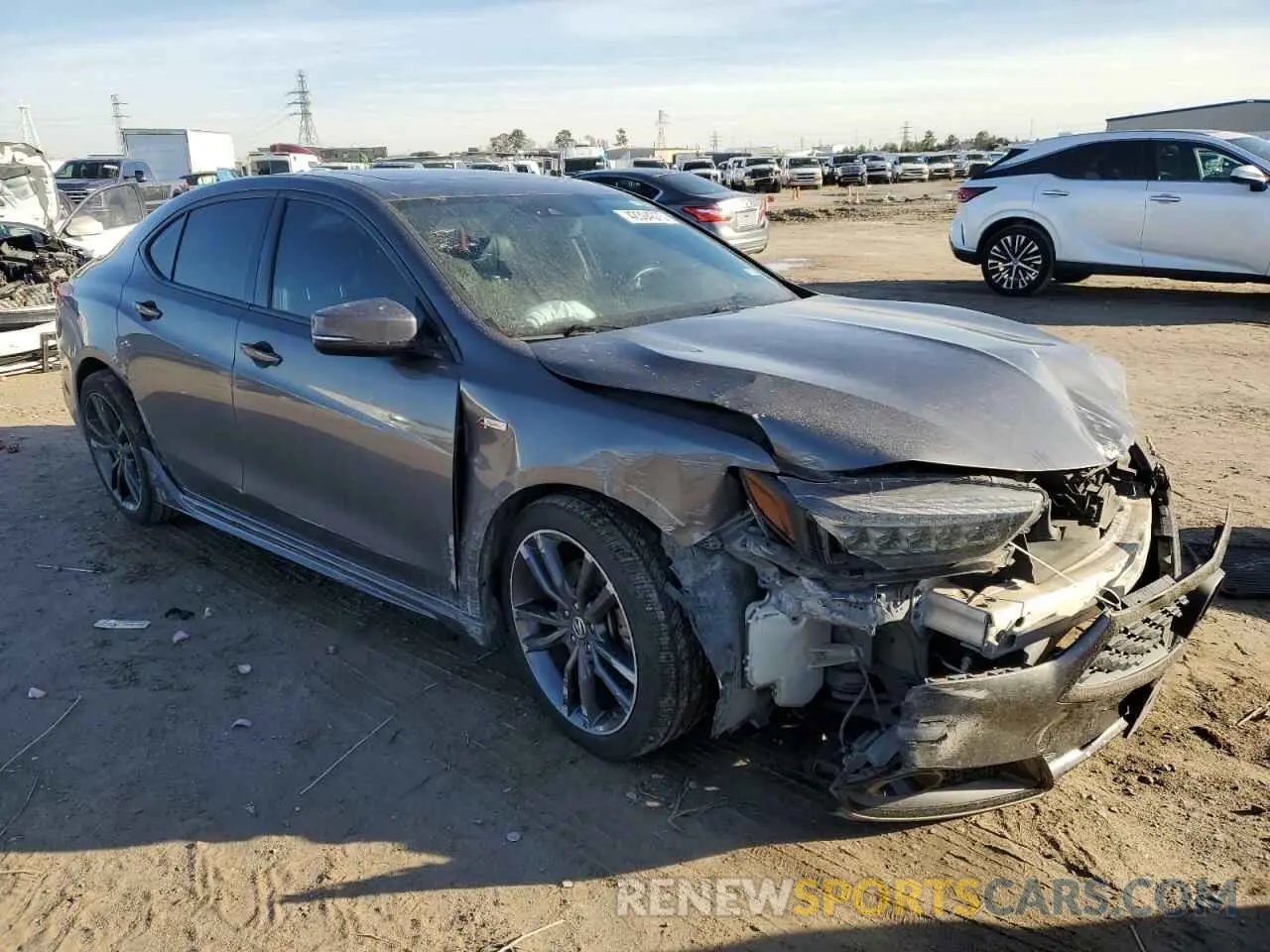 4 Photograph of a damaged car 19UUB1F64KA003687 ACURA TLX 2019