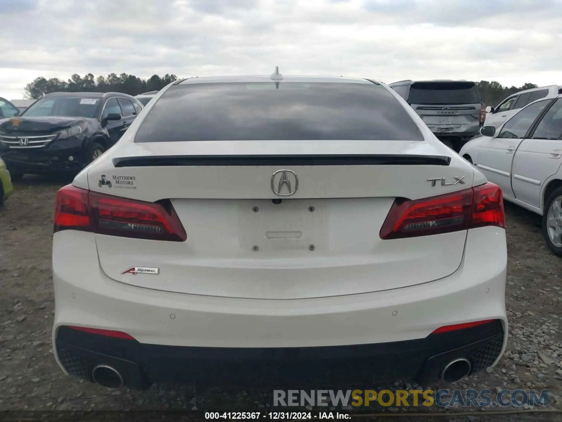 16 Photograph of a damaged car 19UUB1F65KA003195 ACURA TLX 2019