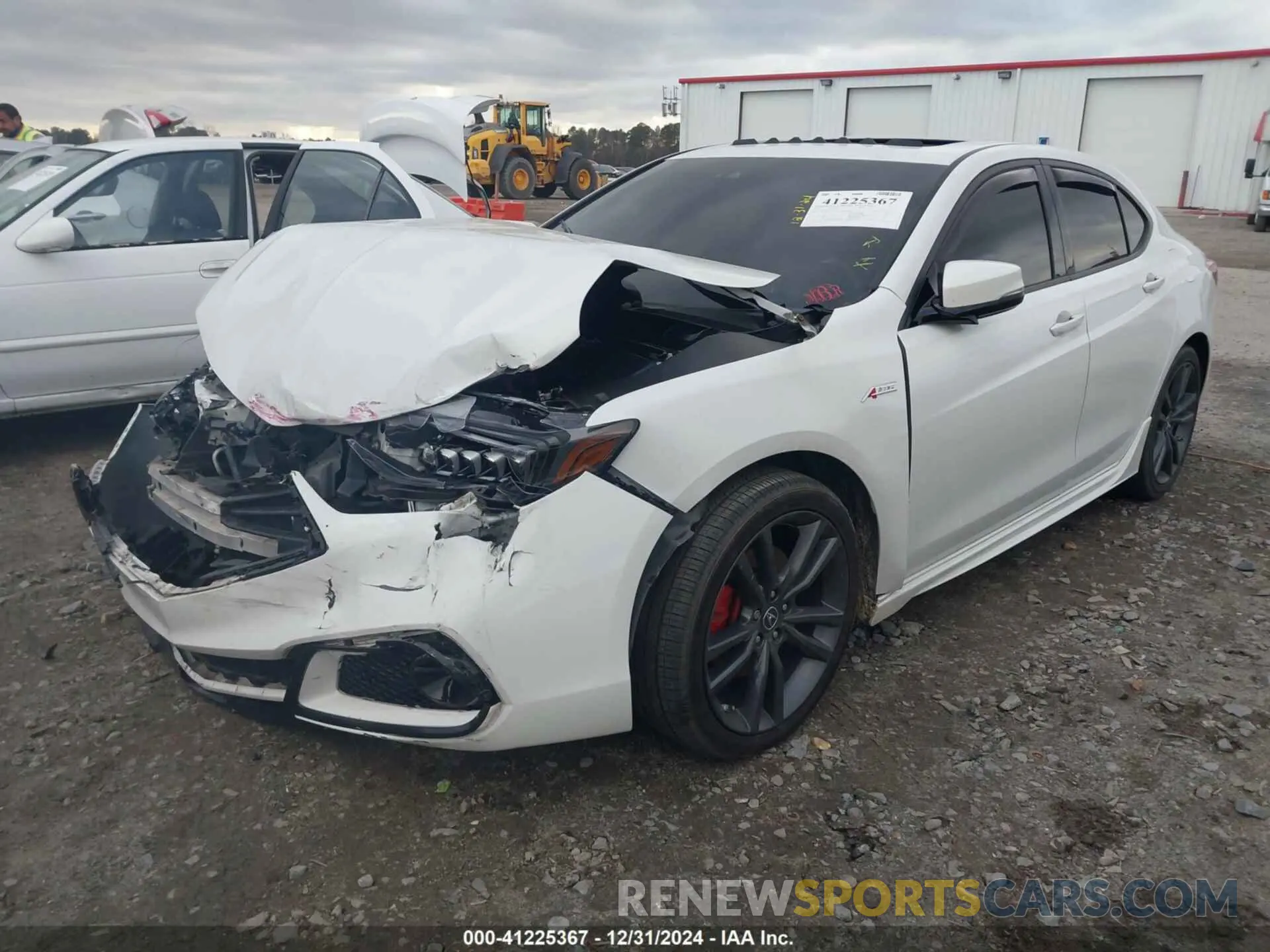 2 Photograph of a damaged car 19UUB1F65KA003195 ACURA TLX 2019