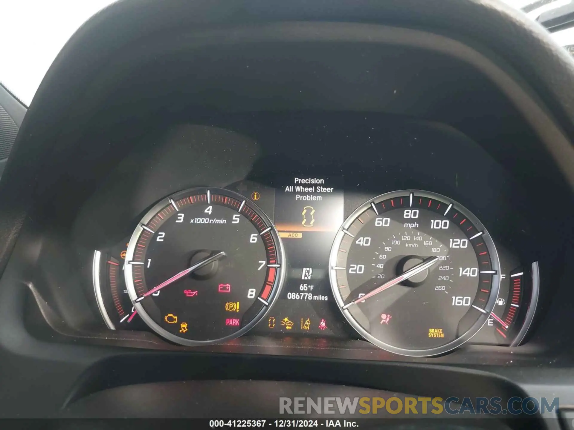 7 Photograph of a damaged car 19UUB1F65KA003195 ACURA TLX 2019
