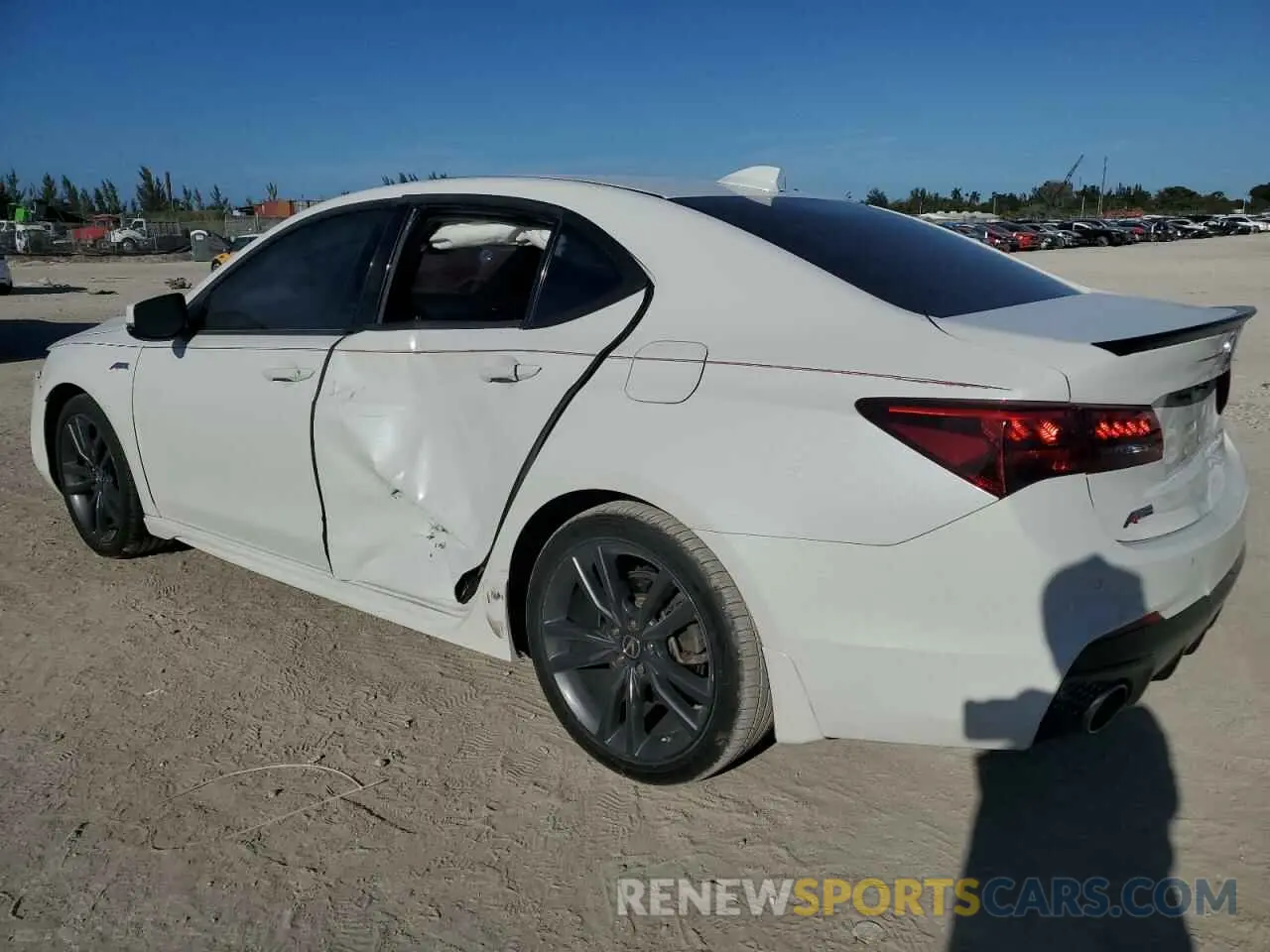 2 Photograph of a damaged car 19UUB1F65KA005478 ACURA TLX 2019