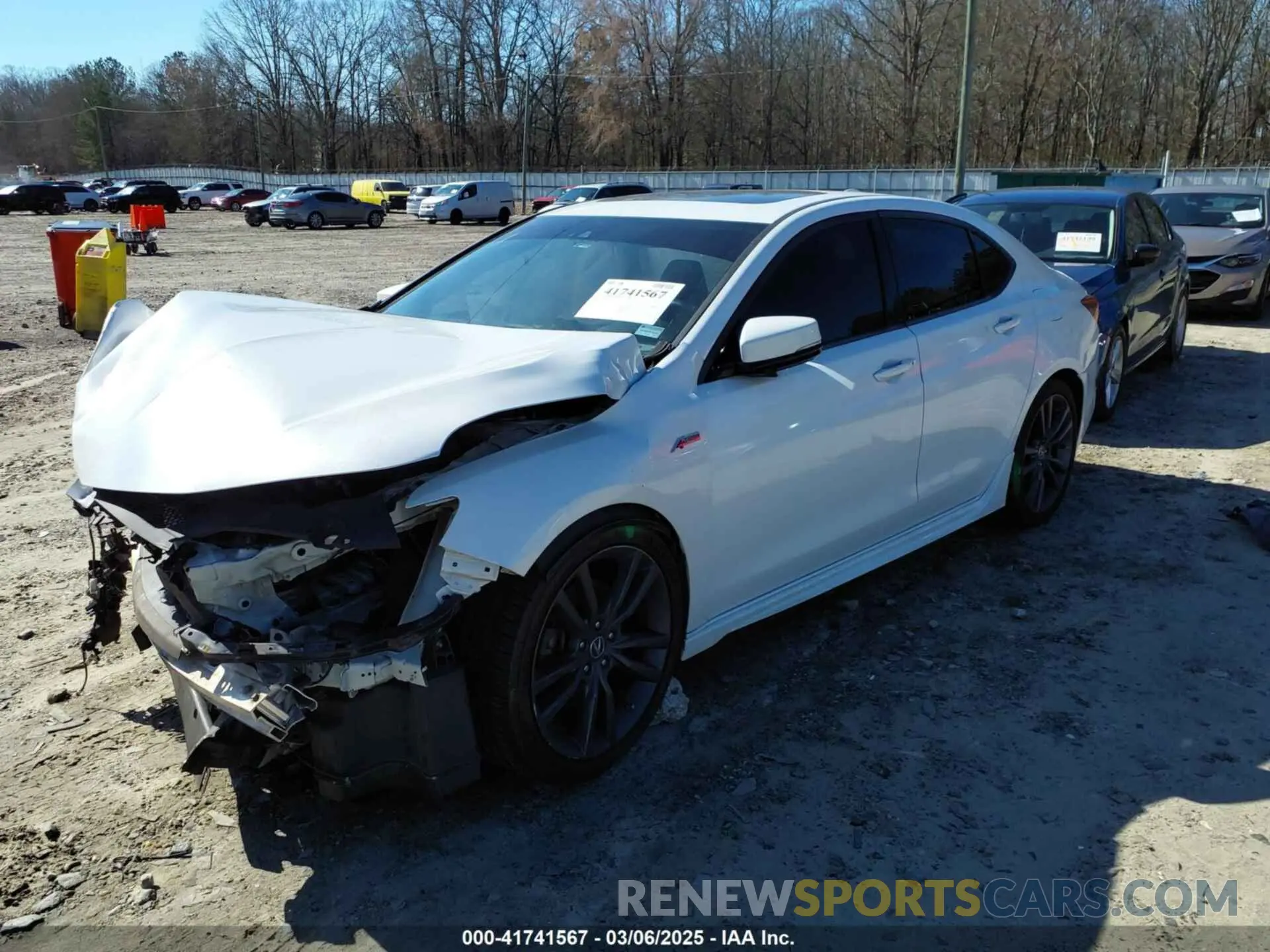 2 Photograph of a damaged car 19UUB1F67KA003246 ACURA TLX 2019