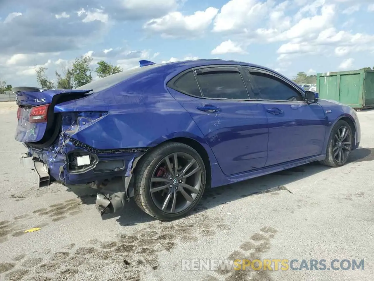 3 Photograph of a damaged car 19UUB1F68KA003322 ACURA TLX 2019