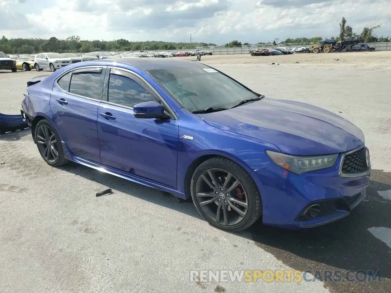 4 Photograph of a damaged car 19UUB1F68KA003322 ACURA TLX 2019