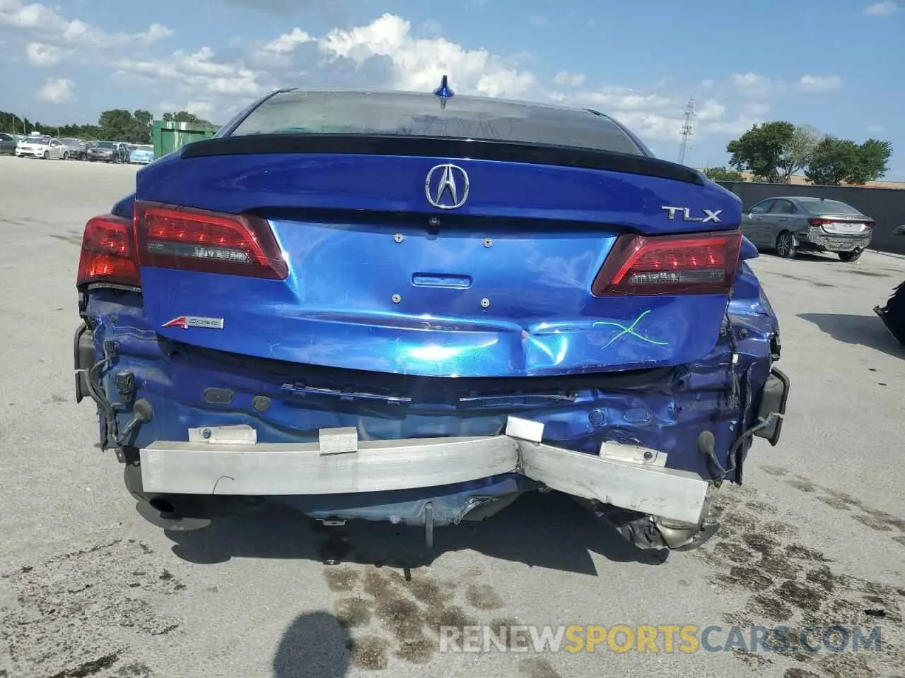 6 Photograph of a damaged car 19UUB1F68KA003322 ACURA TLX 2019