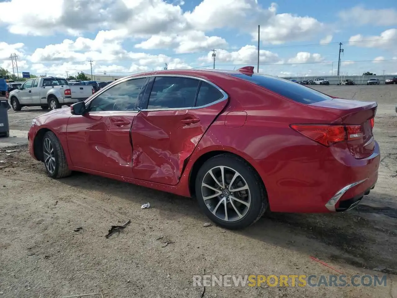 2 Photograph of a damaged car 19UUB2F31KA002069 ACURA TLX 2019