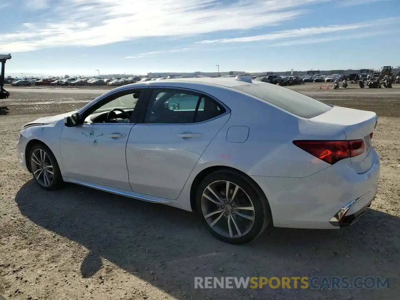 2 Photograph of a damaged car 19UUB2F41KA001853 ACURA TLX 2019