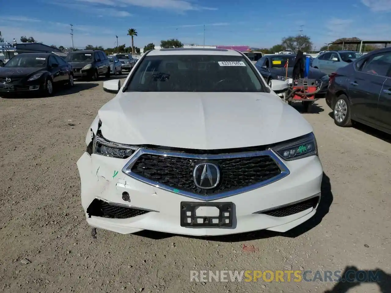 5 Photograph of a damaged car 19UUB2F41KA001853 ACURA TLX 2019