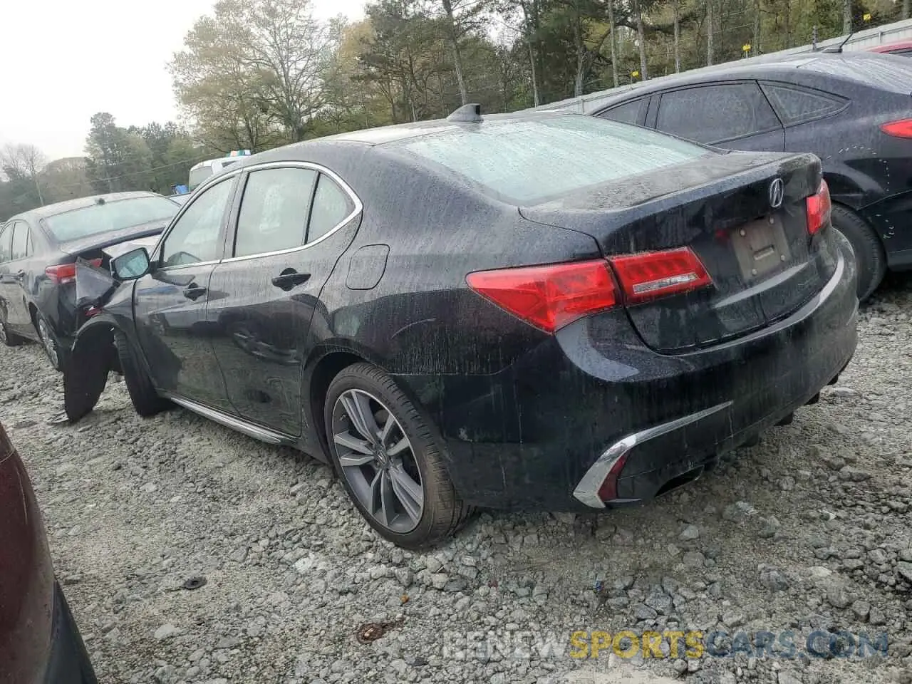 2 Photograph of a damaged car 19UUB2F41KA008088 ACURA TLX 2019