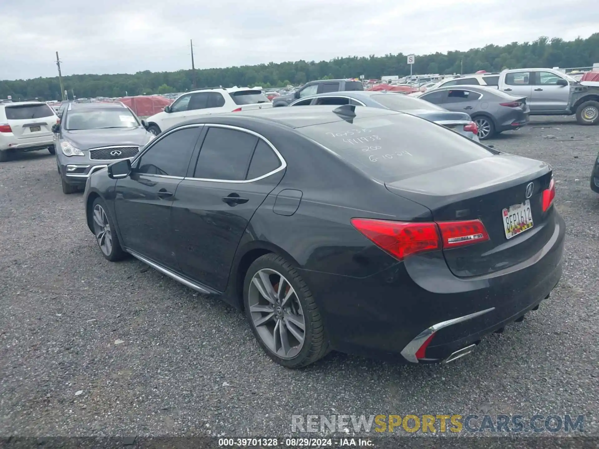 13 Photograph of a damaged car 19UUB2F43KA008173 ACURA TLX 2019