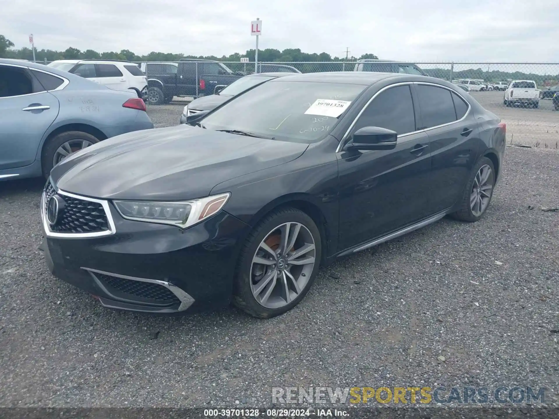 2 Photograph of a damaged car 19UUB2F43KA008173 ACURA TLX 2019