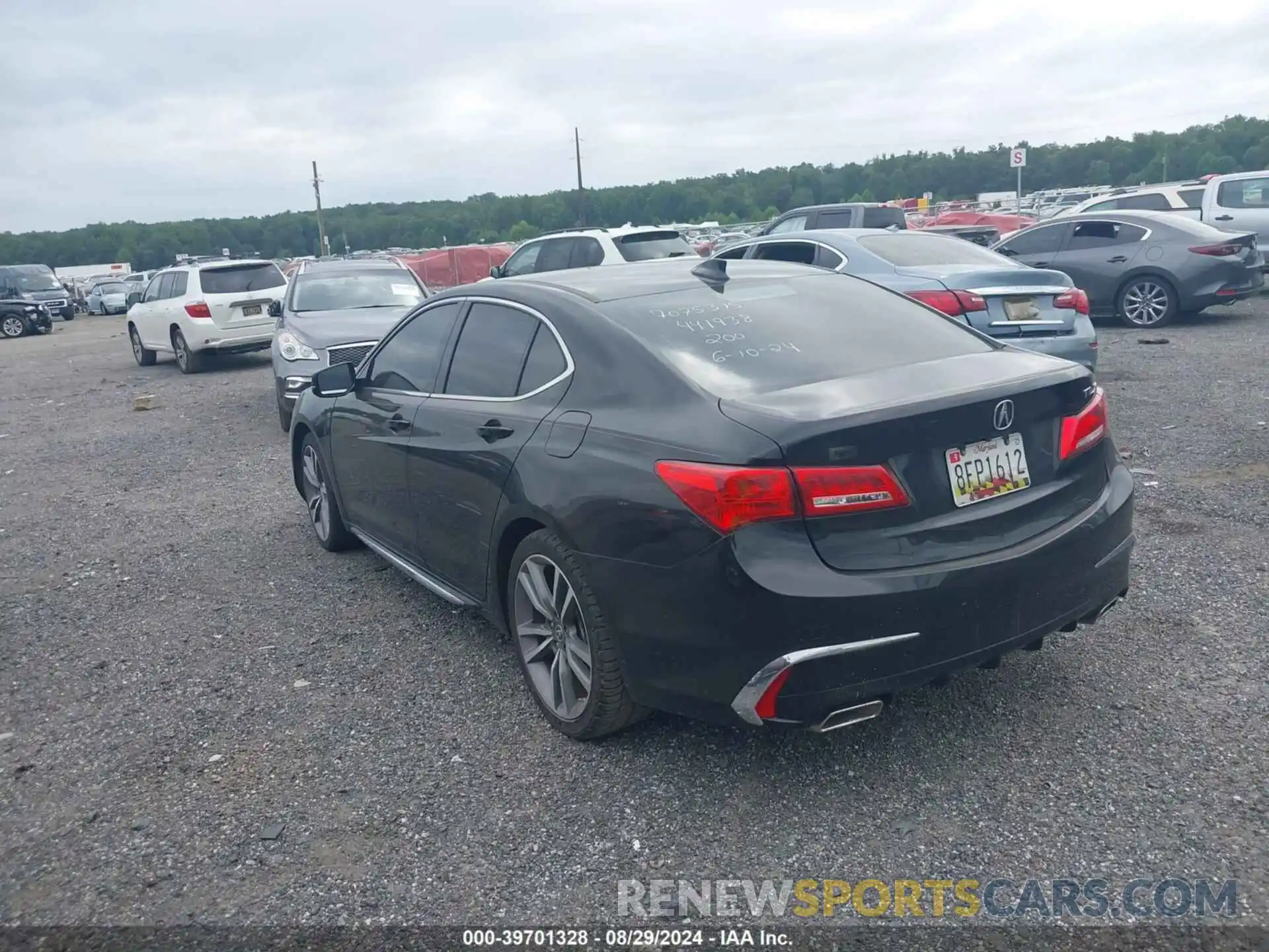 3 Photograph of a damaged car 19UUB2F43KA008173 ACURA TLX 2019