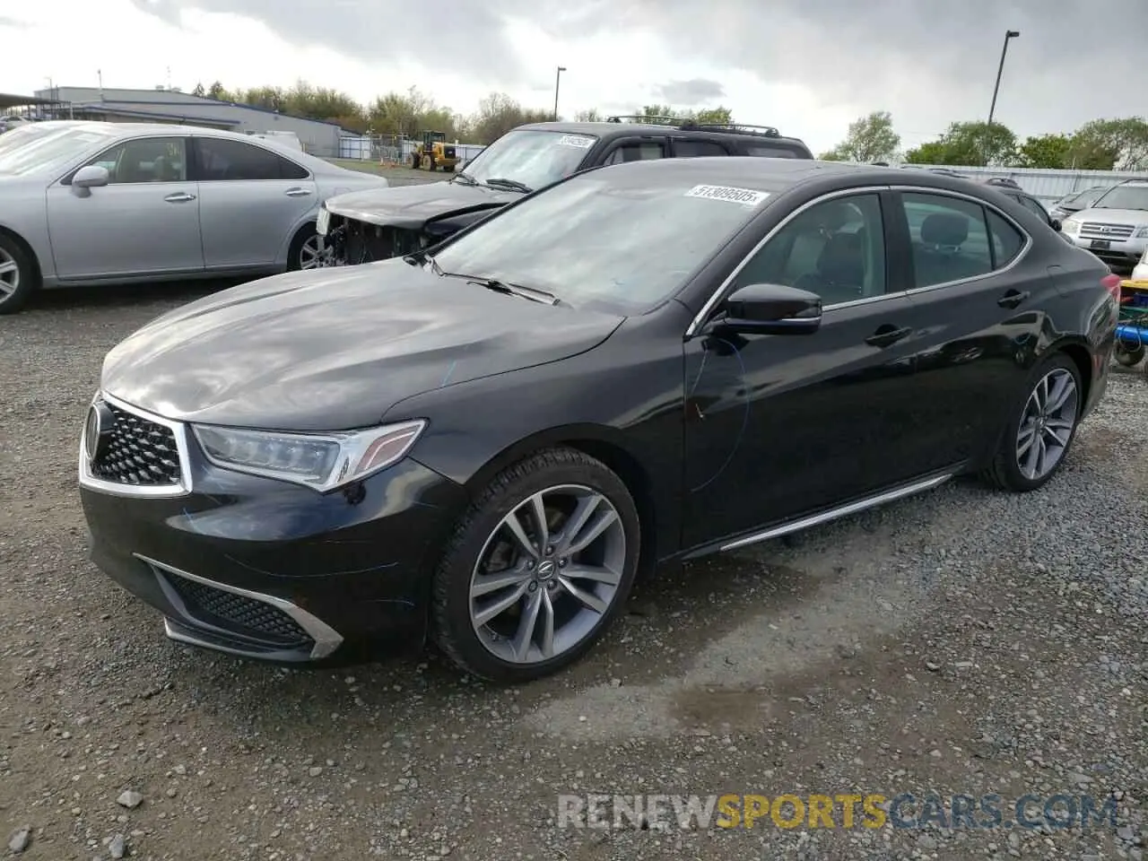 1 Photograph of a damaged car 19UUB2F43KA010456 ACURA TLX 2019