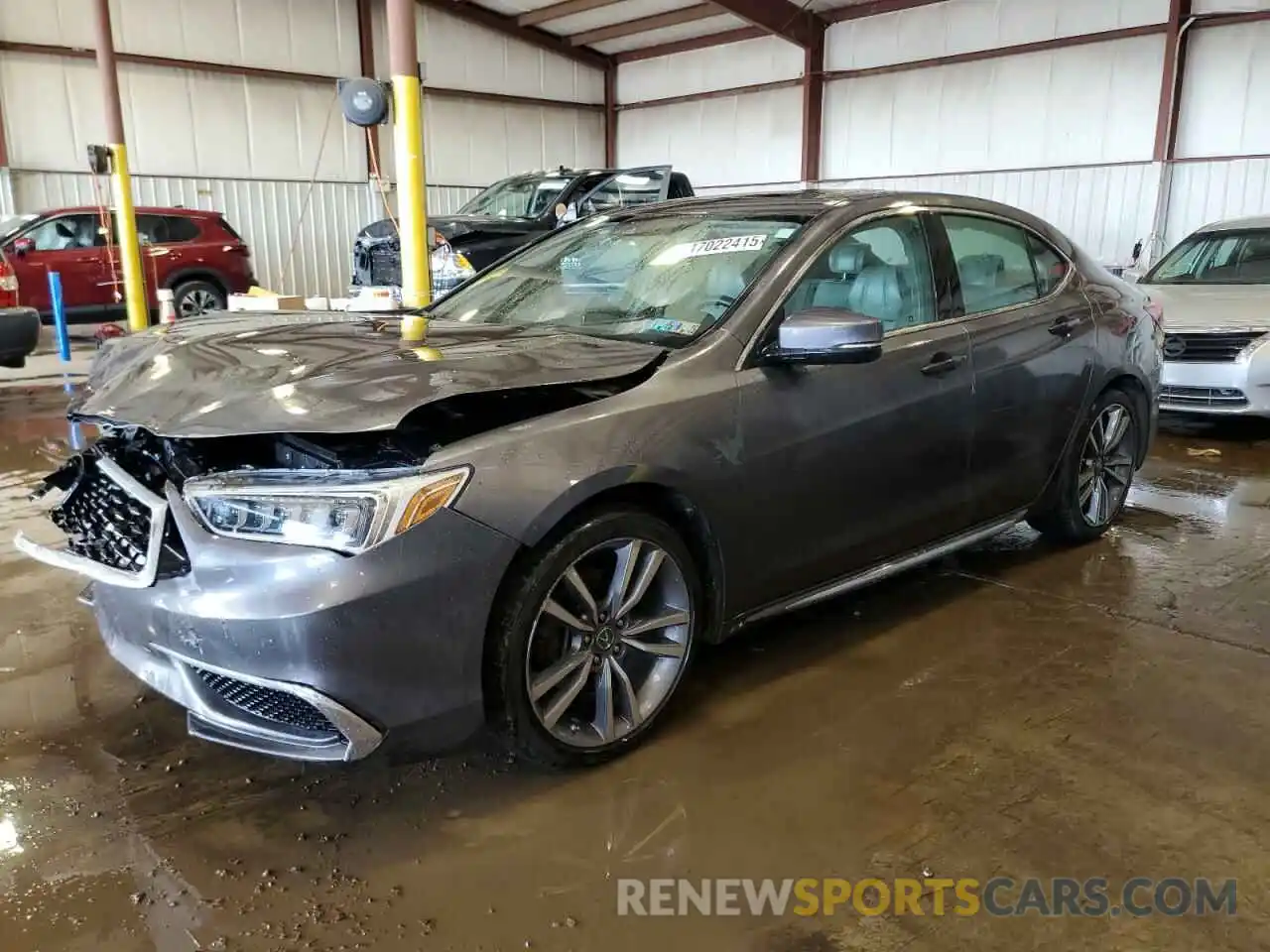 1 Photograph of a damaged car 19UUB2F46KA007759 ACURA TLX 2019