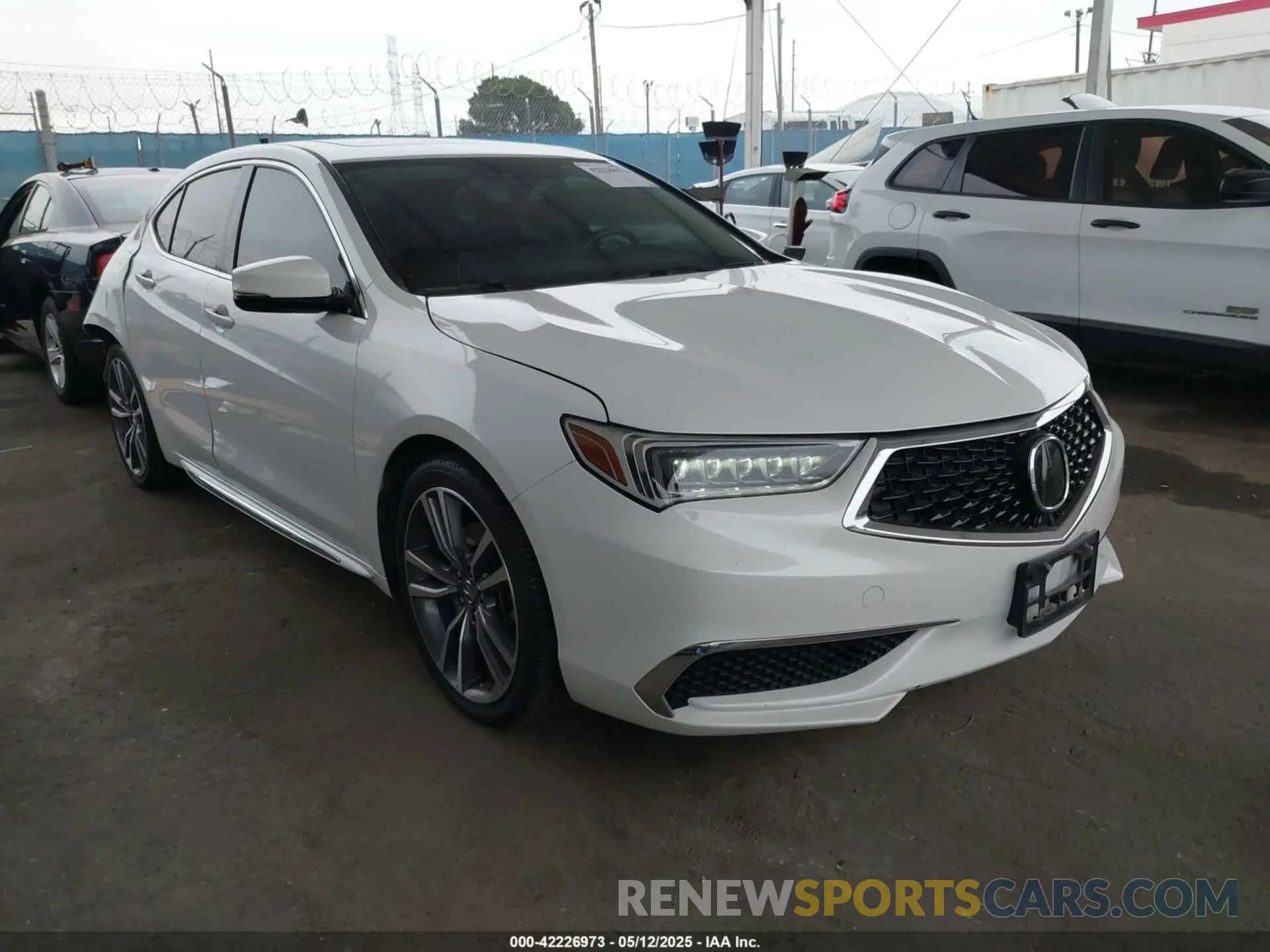 1 Photograph of a damaged car 19UUB2F49KA008906 ACURA TLX 2019