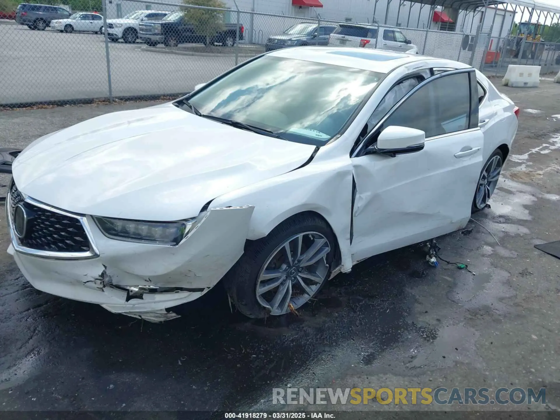 2 Photograph of a damaged car 19UUB2F4XKA008347 ACURA TLX 2019