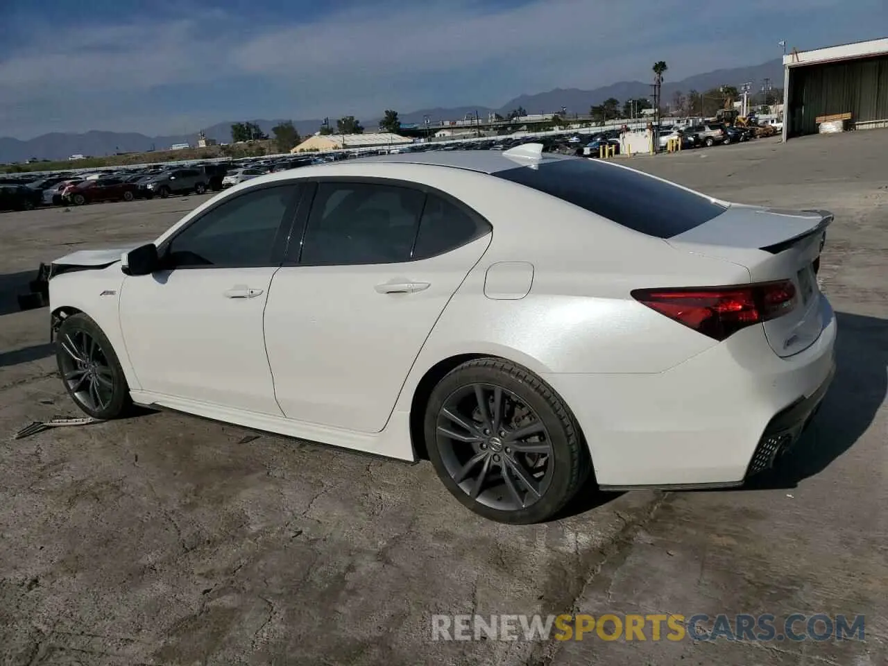 2 Photograph of a damaged car 19UUB2F61KA006035 ACURA TLX 2019