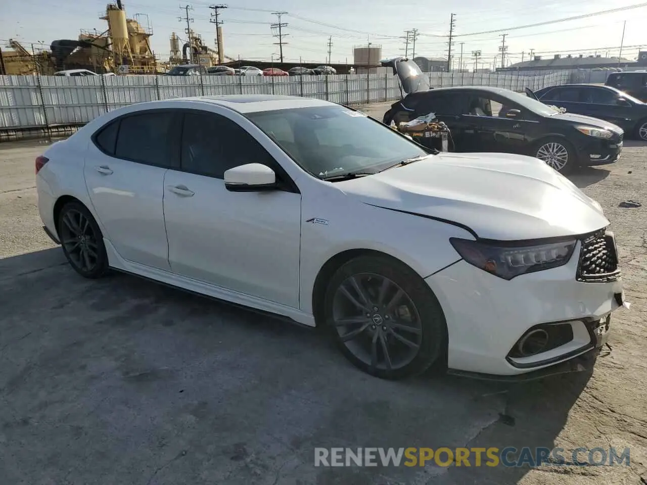4 Photograph of a damaged car 19UUB2F61KA006035 ACURA TLX 2019
