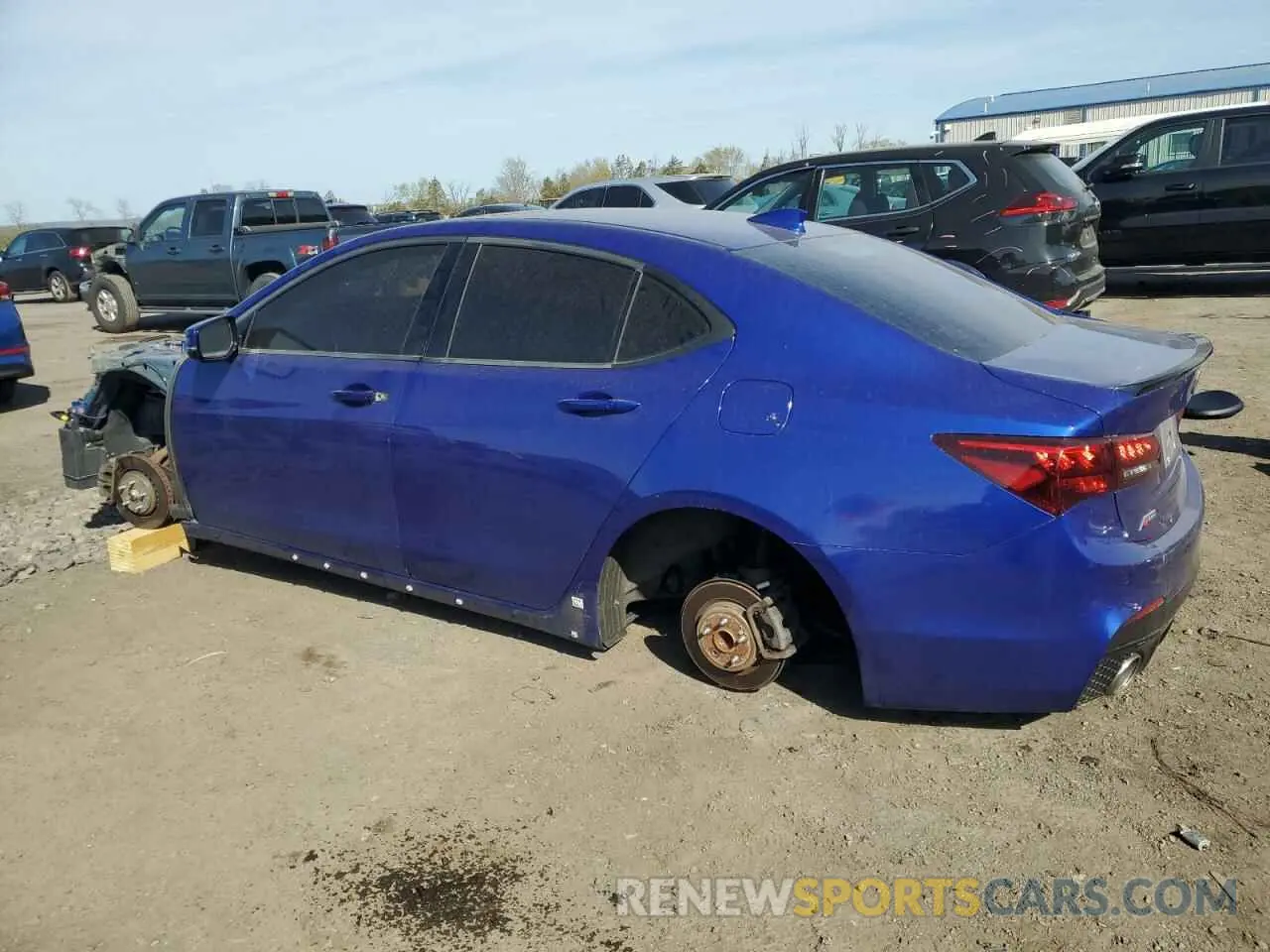 2 Photograph of a damaged car 19UUB2F62KA001247 ACURA TLX 2019