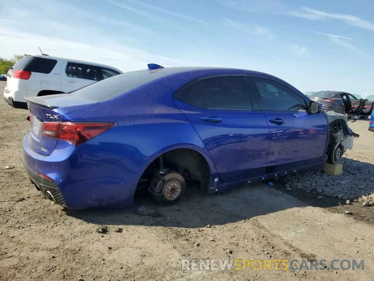 3 Photograph of a damaged car 19UUB2F62KA001247 ACURA TLX 2019