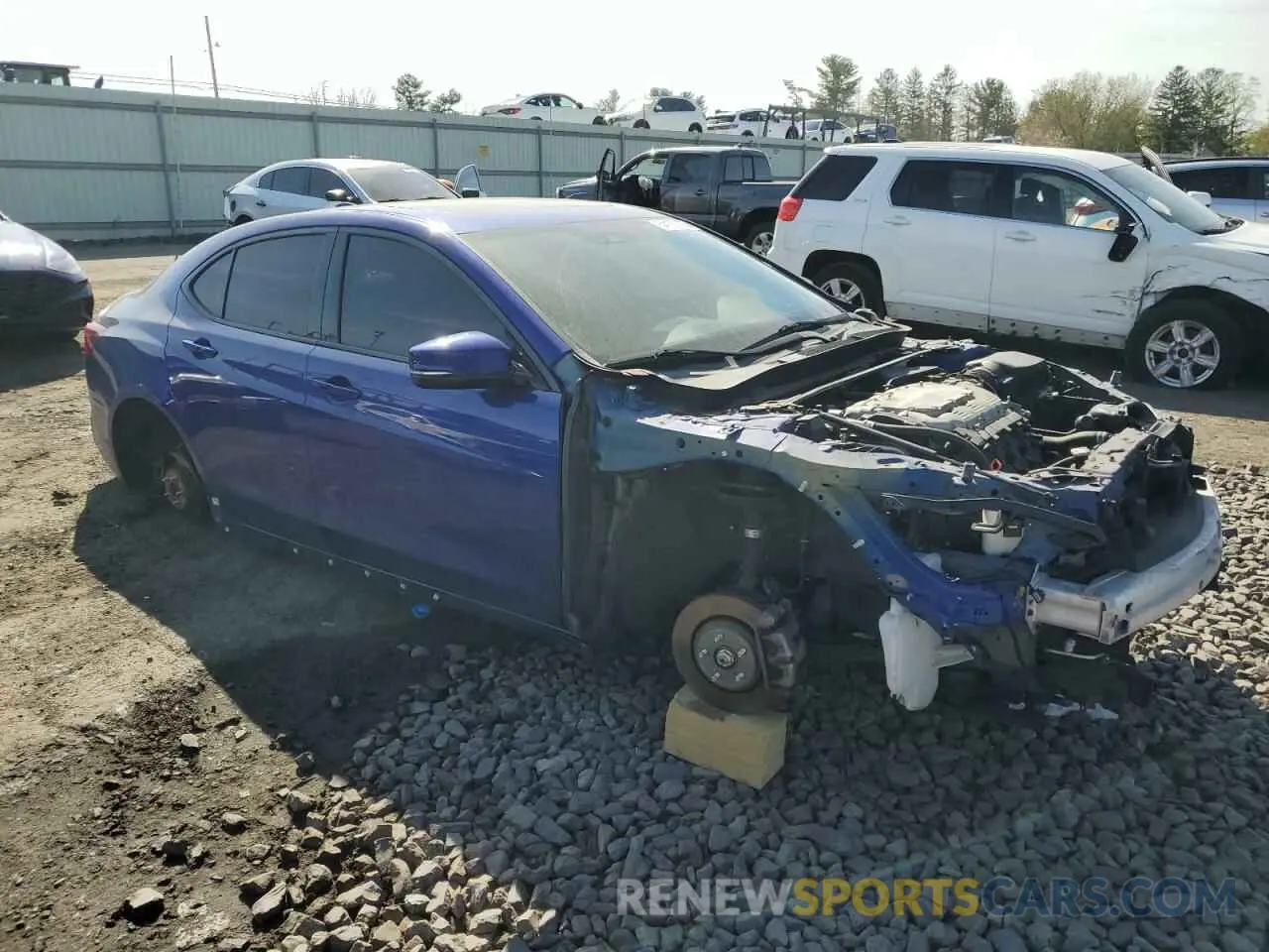 4 Photograph of a damaged car 19UUB2F62KA001247 ACURA TLX 2019