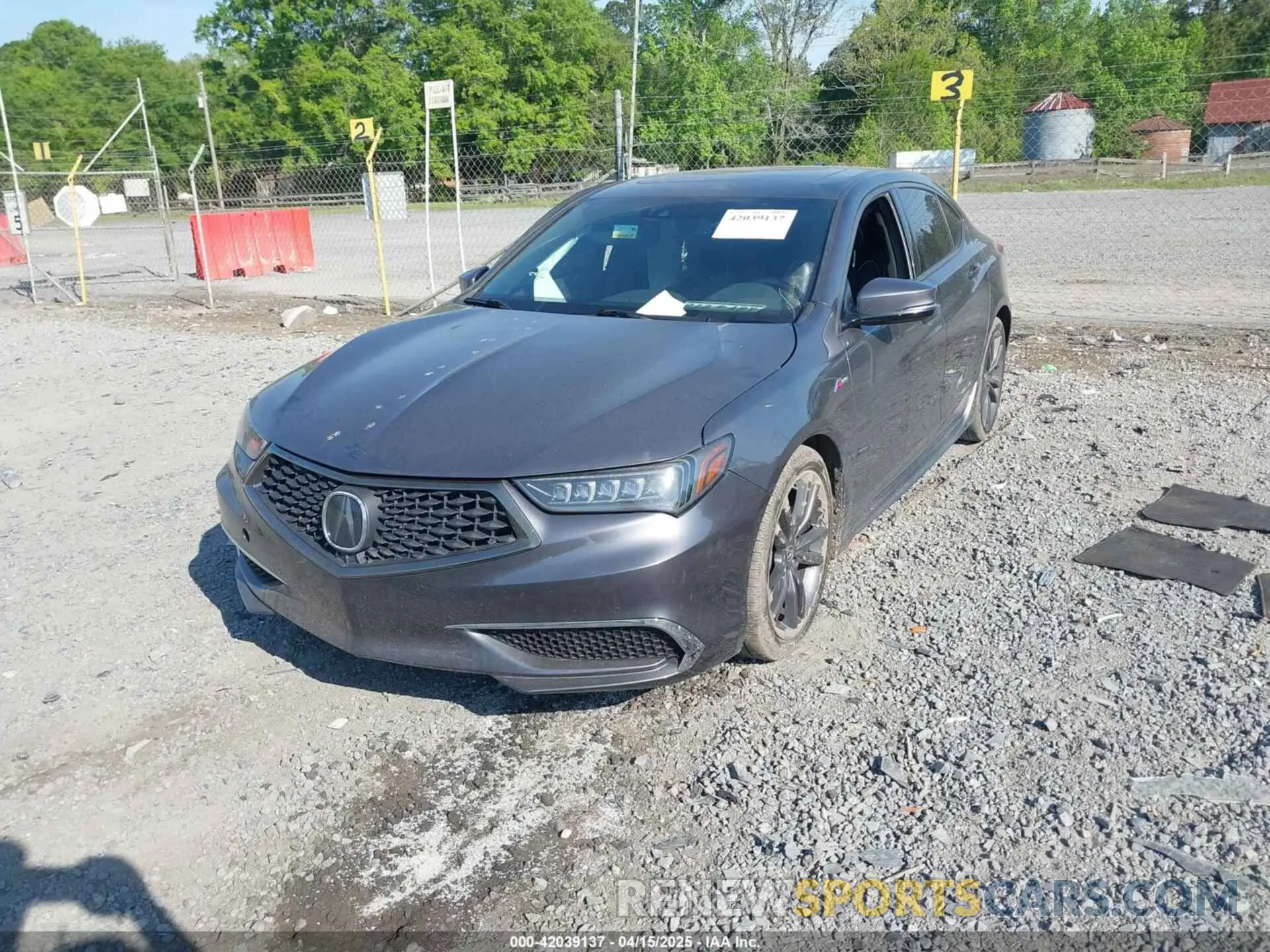 2 Photograph of a damaged car 19UUB2F62KA006920 ACURA TLX 2019
