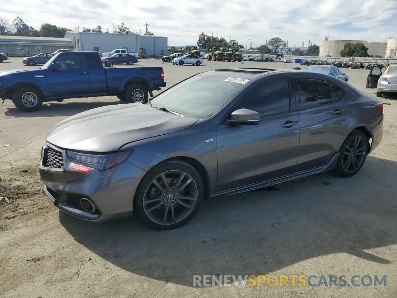 1 Photograph of a damaged car 19UUB2F64KA005039 ACURA TLX 2019